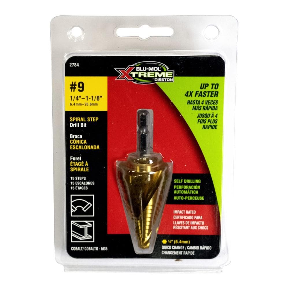BLU-MOL Xtreme E0102784 Metal-Step-Drill-Bits - View #2