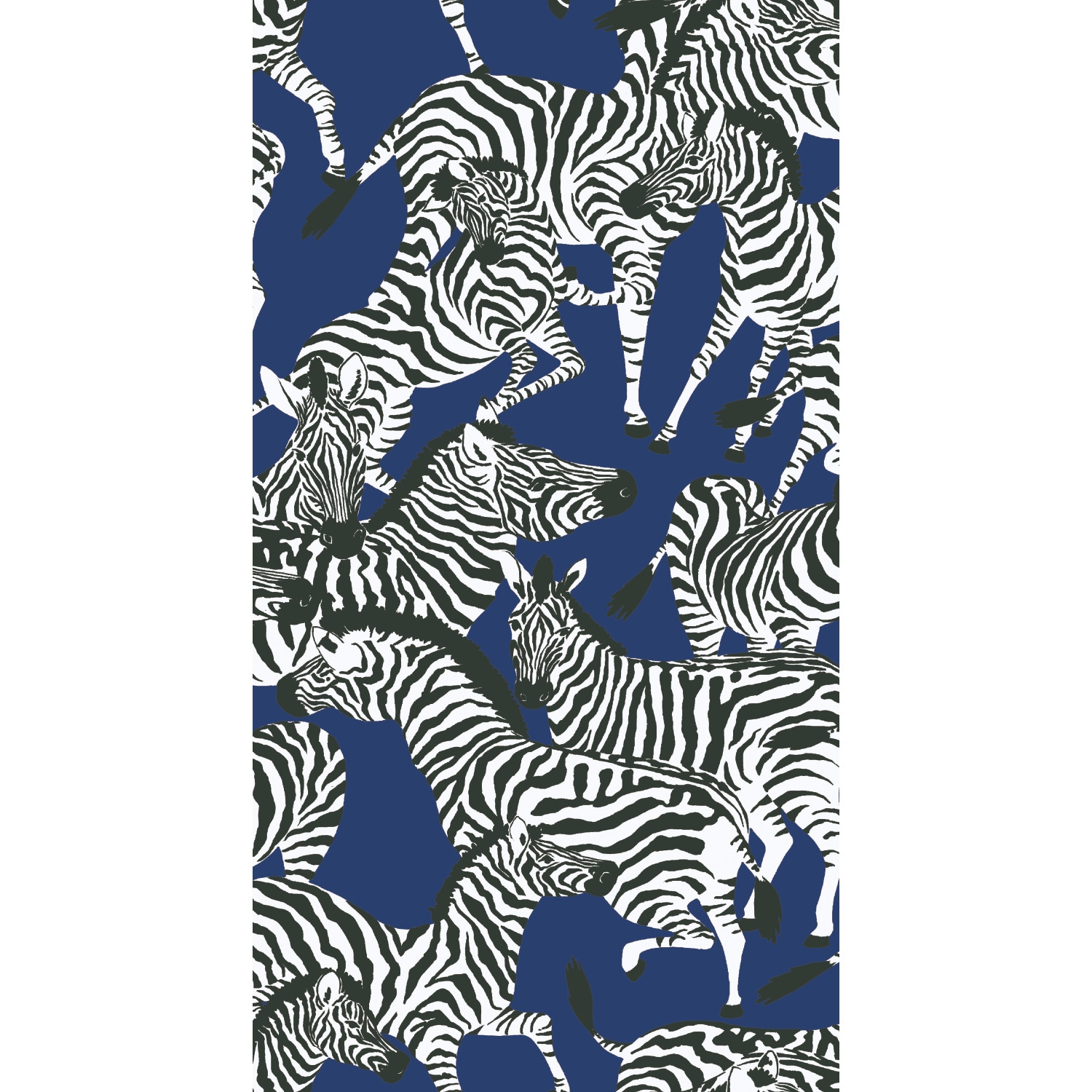 Waverly RMK11878RL 28.29-Sq. Feet Blue Vinyl Novelty Self-adhesive Peel and Stick Wallpaper