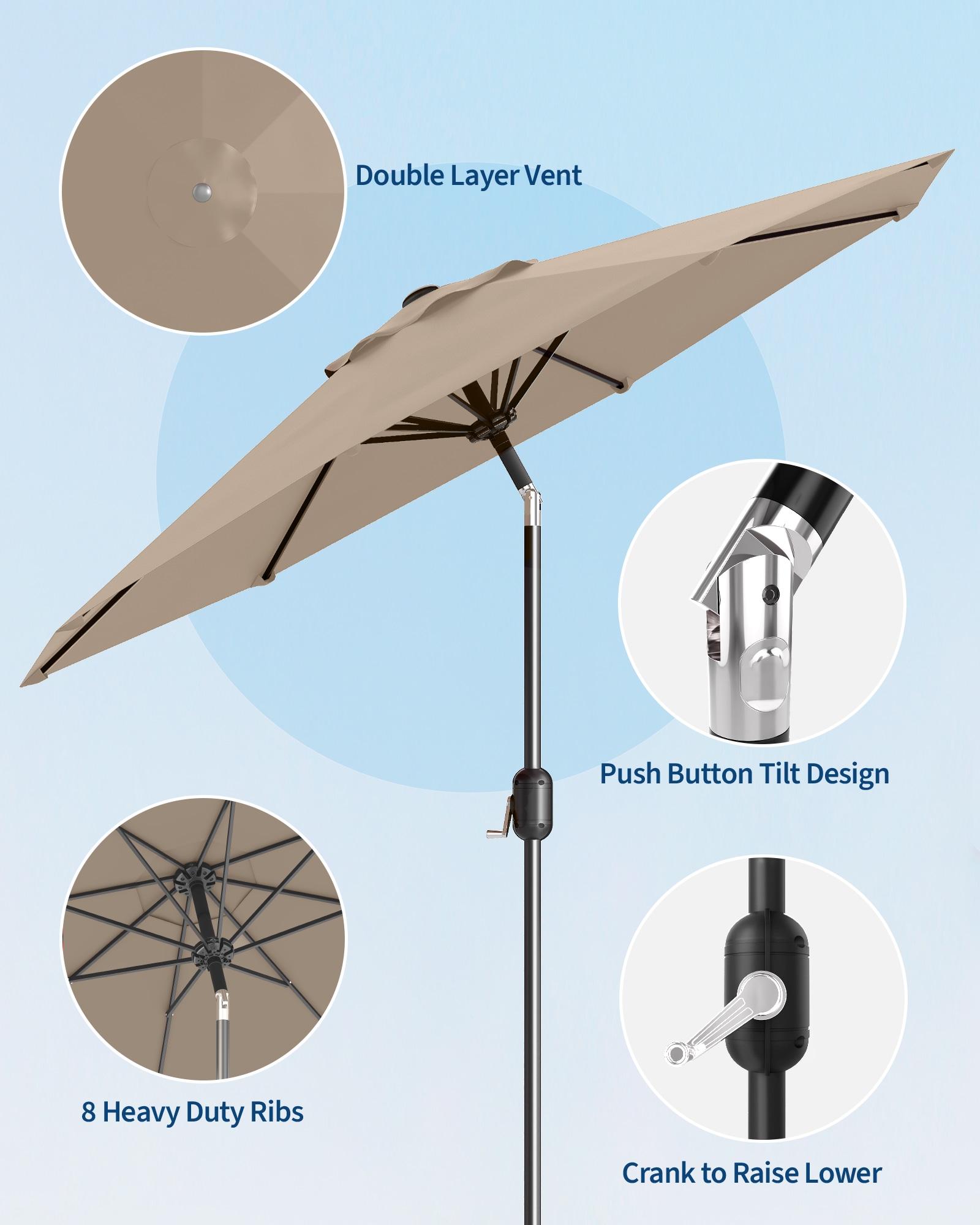 GarveeLife 333JXJY5 Umbrellas-2 - View #2