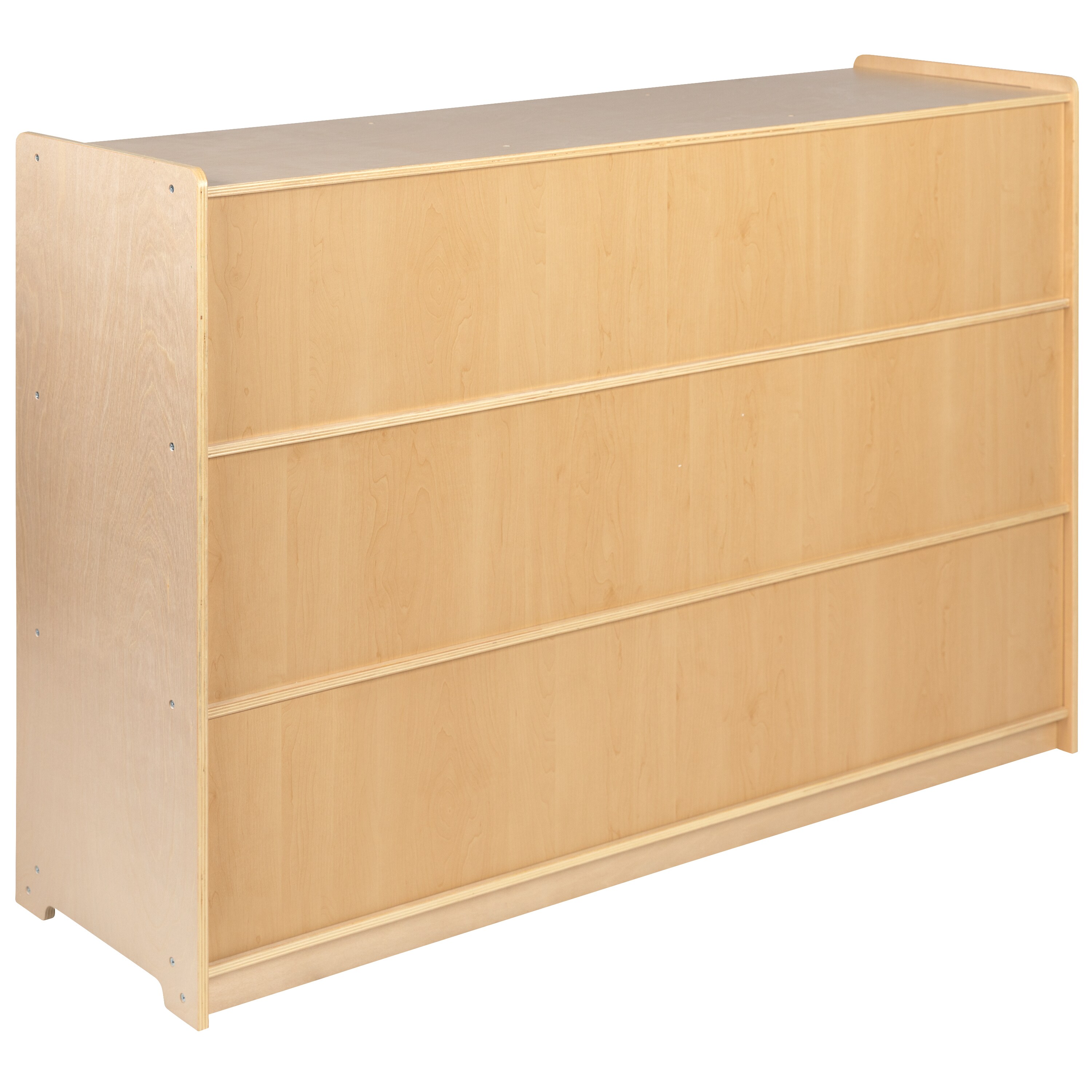 Natural Birch Wooden 8-Cube Kids Storage Cabinet