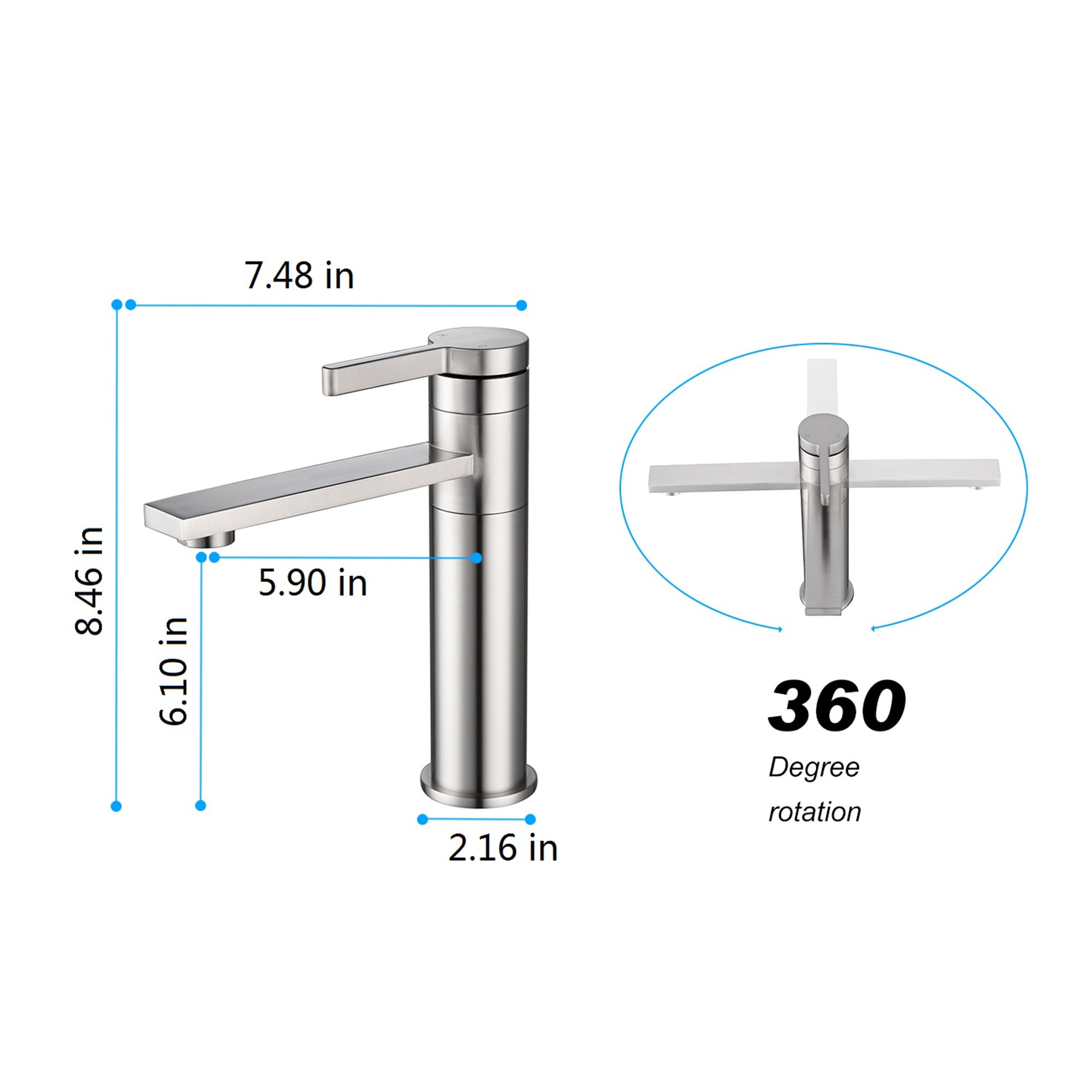 Clihome CL-LTC350BN Lavatory-Faucets - View #2