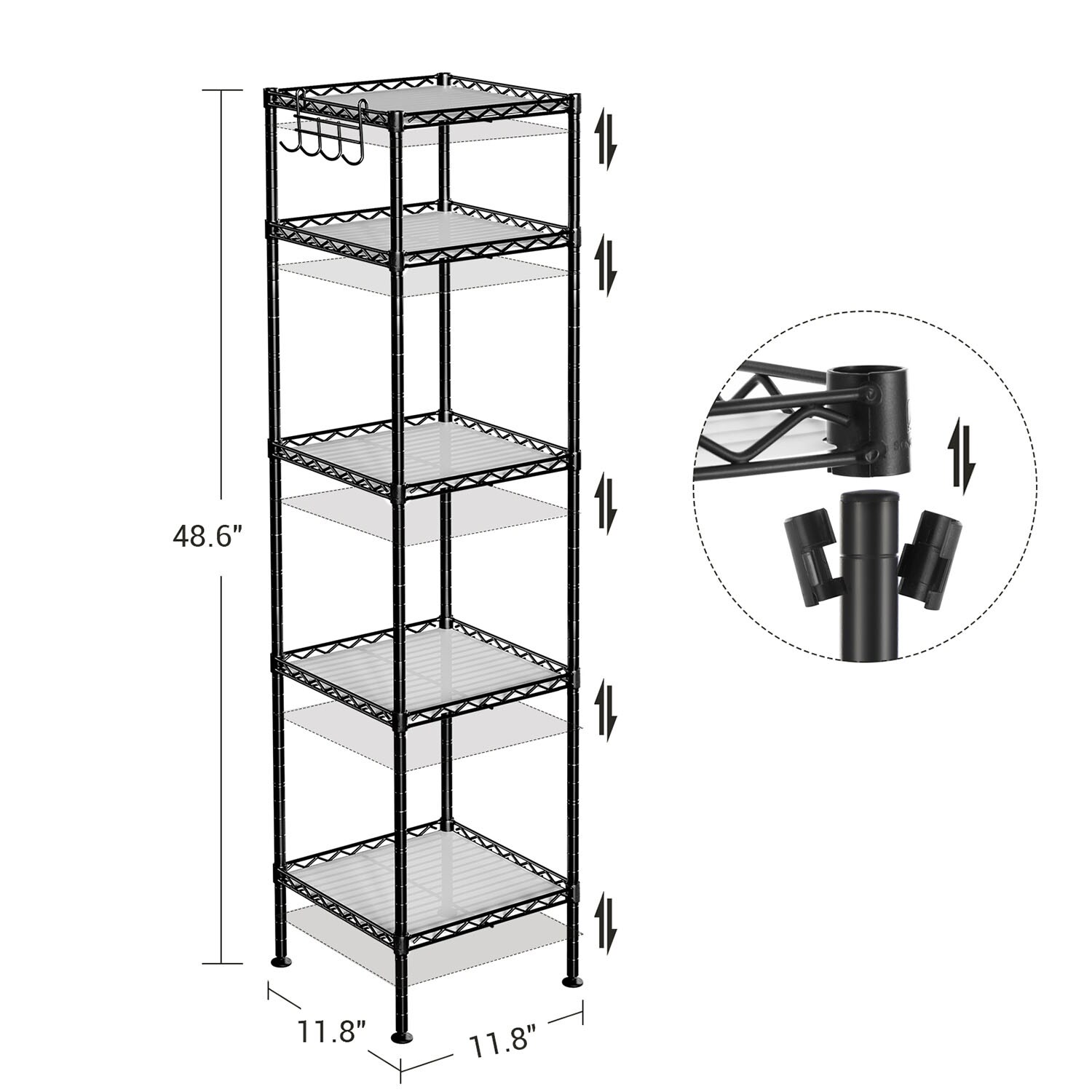 Slickblue D-SM-KB32RGLU Bathroom-Shelves - View #7