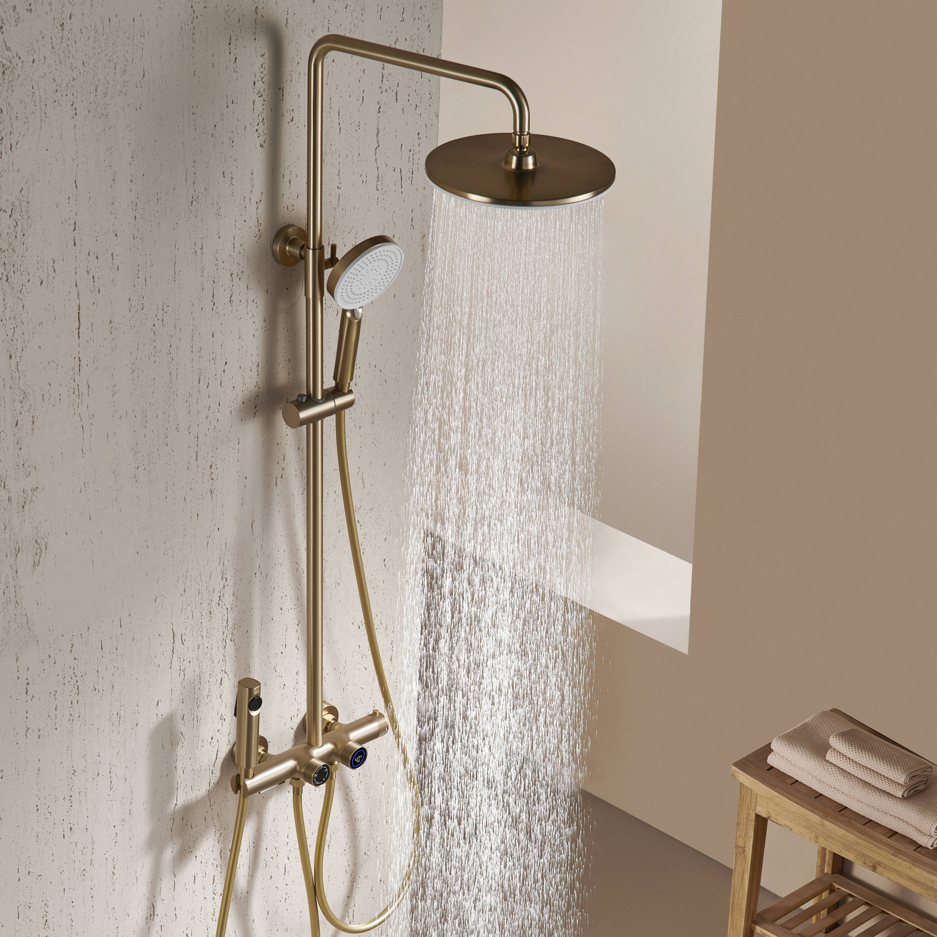 Clihome CHMS-16BG-A3806 Showerhead-Bar-Panels - View #5