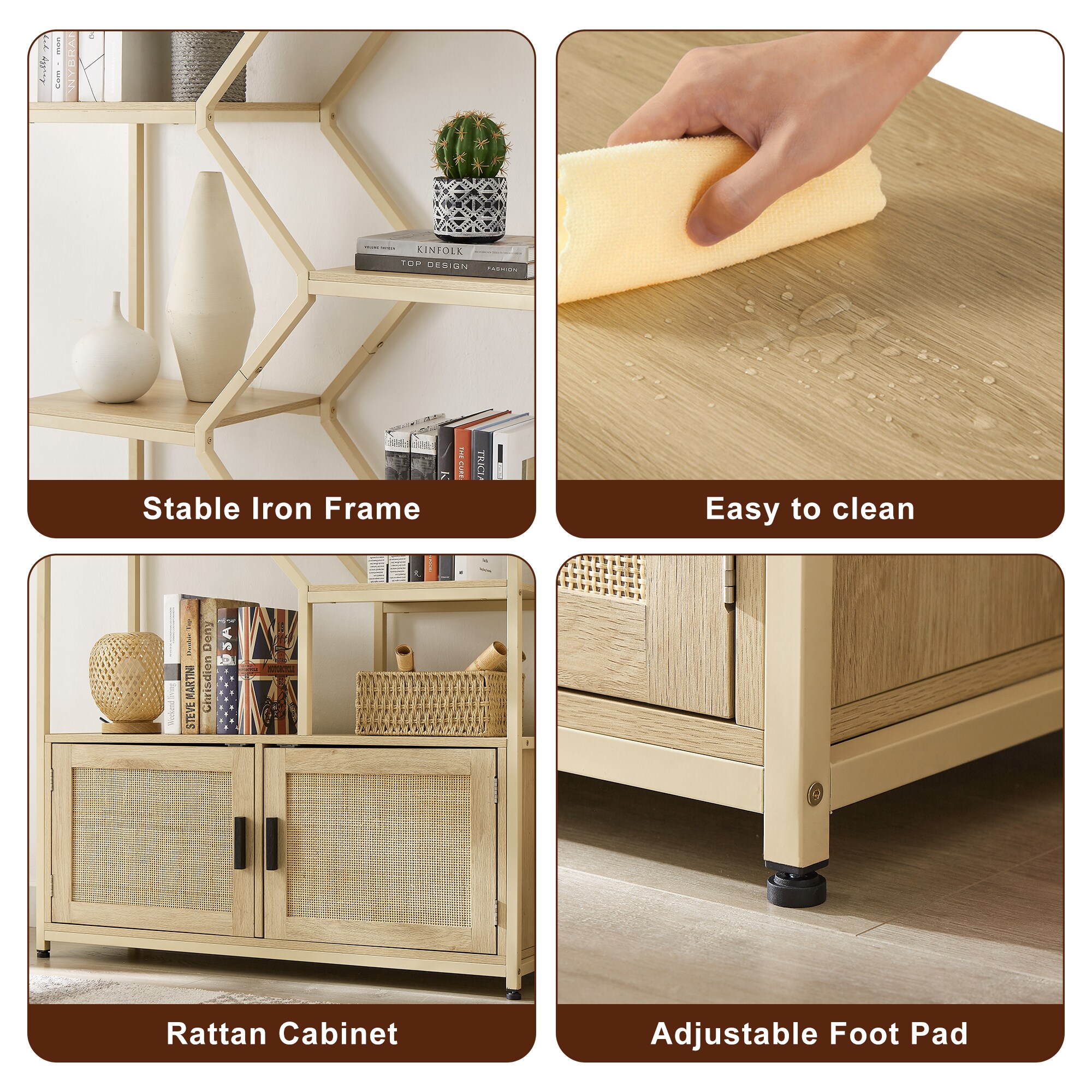 Clihome CL-BC1-WH bookcases - View #8