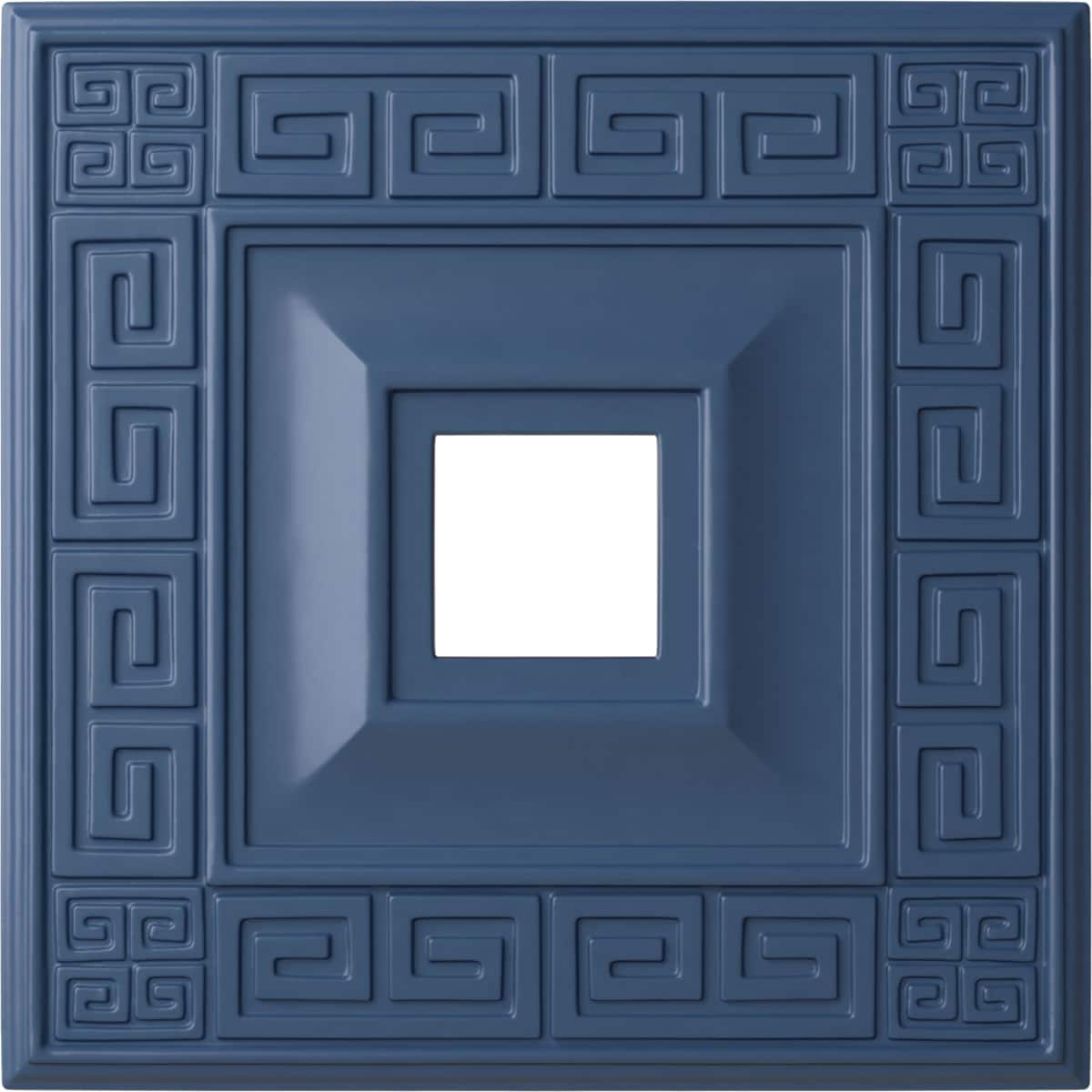 Ekena Millwork CM18ERAMF Eris 18-in W x 18-in L Painted Americana Polyurethane Whole Ceiling Medallion