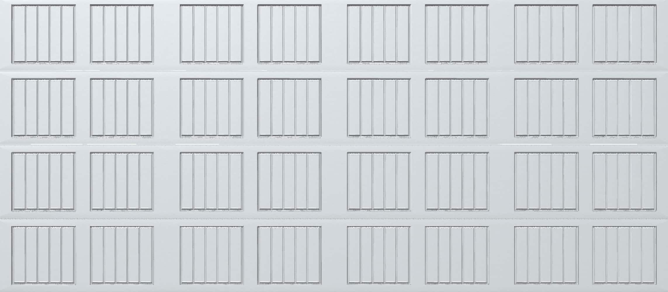 Wayne Dalton WD8300SW167 Classic Steel Model 8300 16-ft x 7-ft Insulated White Double Garage Door