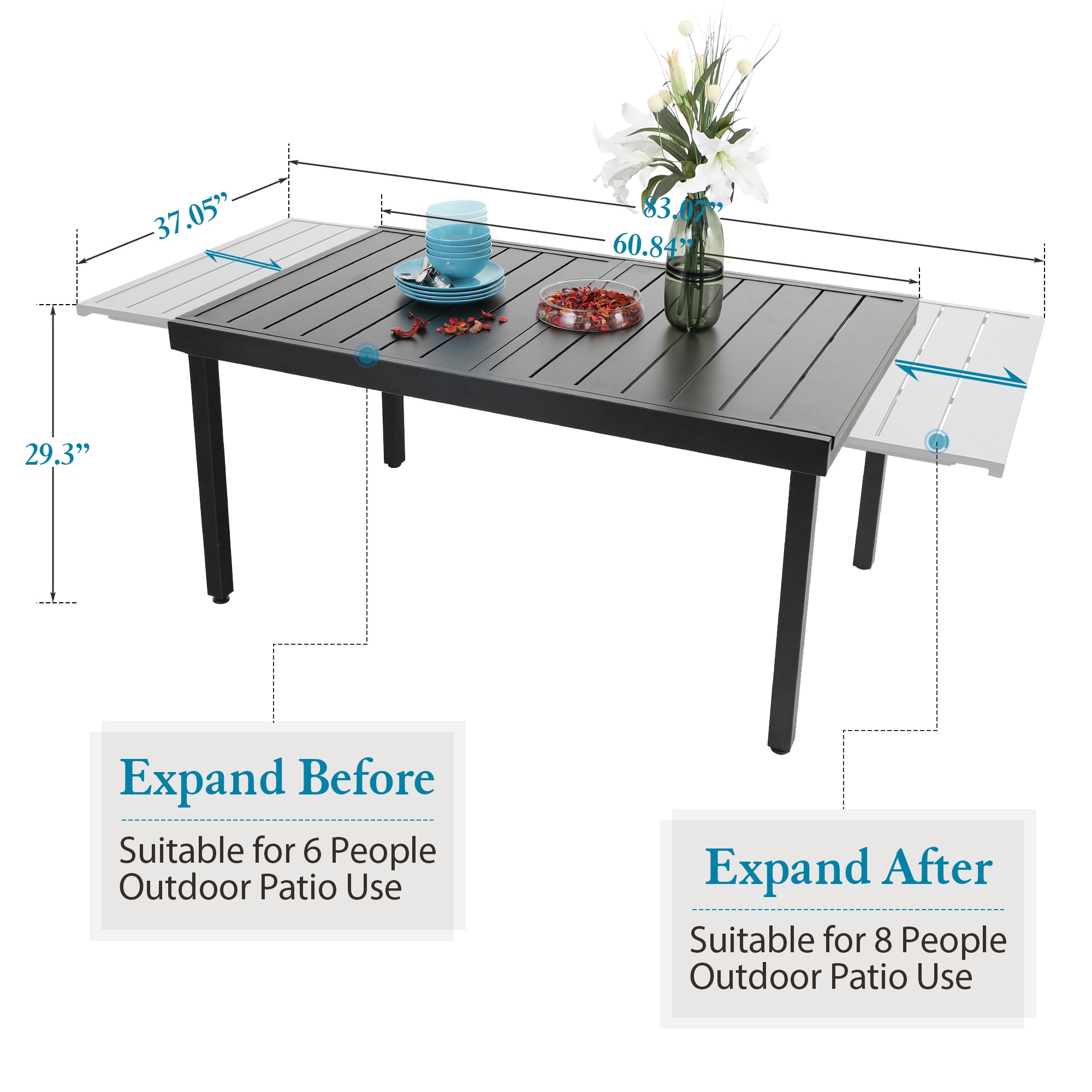 Sunshine Valley TC9-PV305-048-01-N Patio-Dining-Sets - View #9