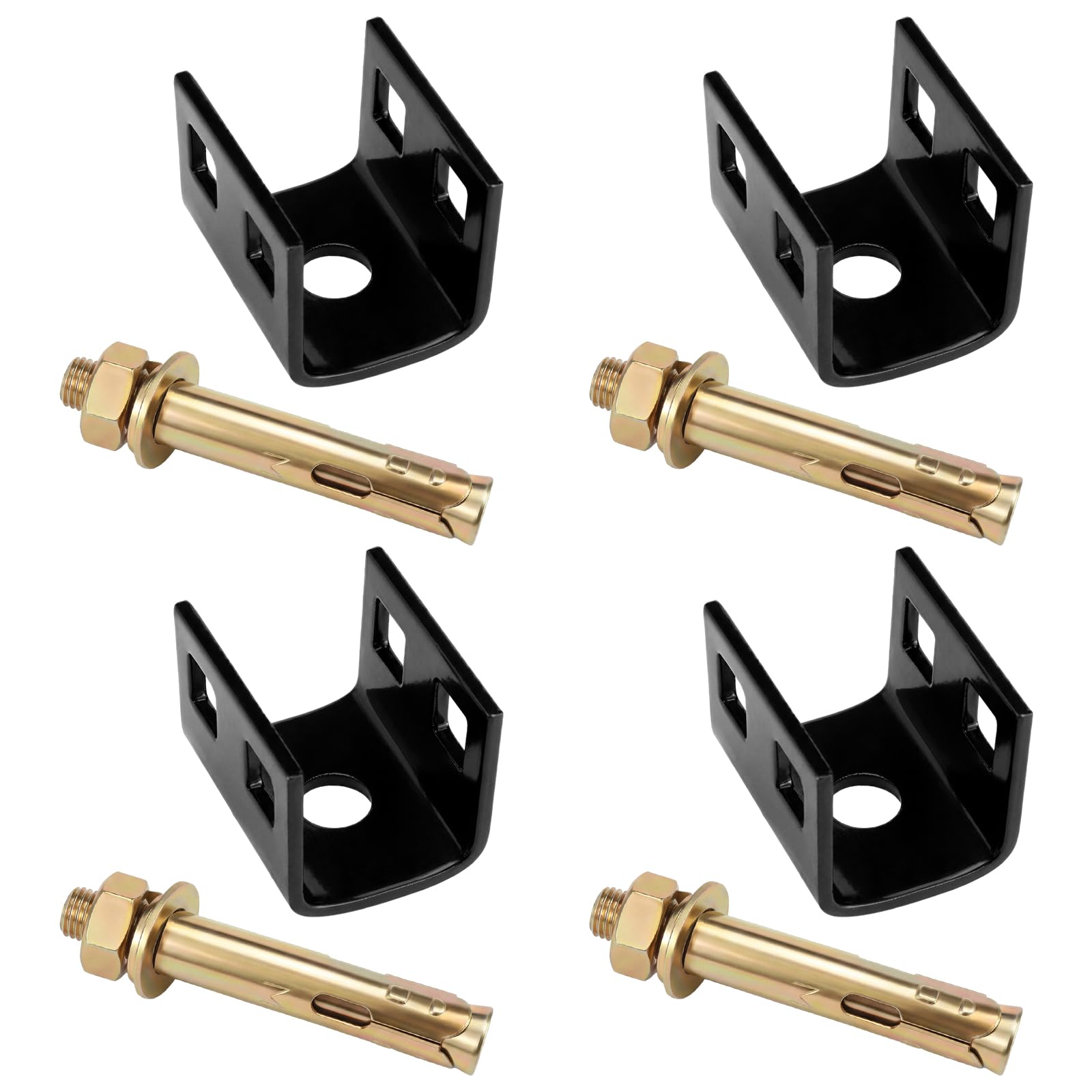 KHKFY 4 Pack Mobile Home Concrete Slab Anchors Kit Heavy Duty Expansion Bolt Anchors for Manufactured Housing Secure Mounting on Concrete Slabs #LKH0817H220