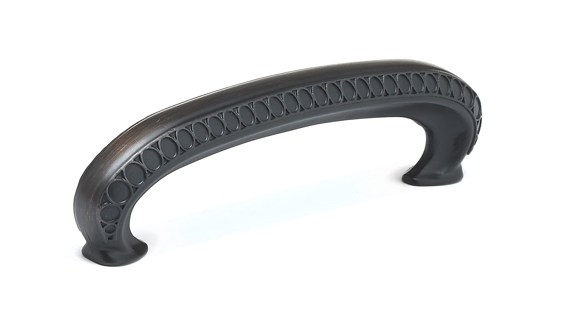 Richelieu BP80977BORB Chambly 3-3/4-in , 96mm Center to Center Brushed Oil-Rubbed Bronze Arch Handle