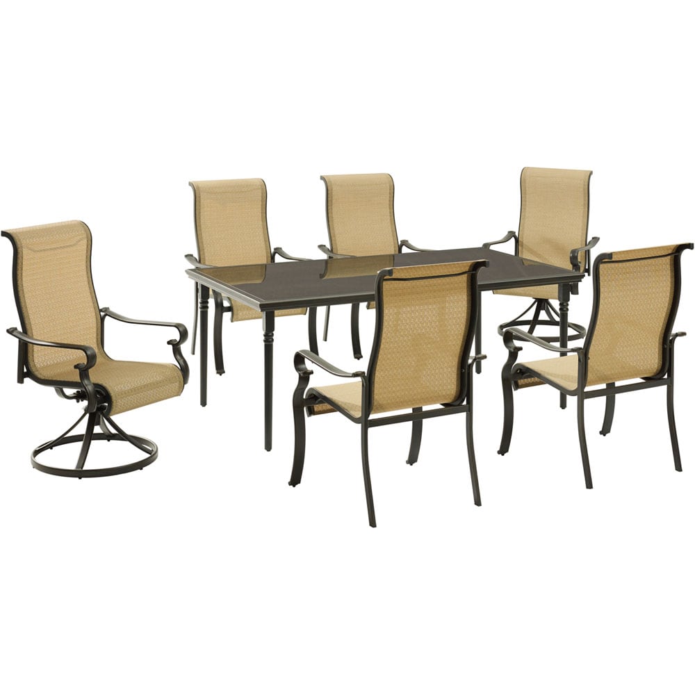 Hanover BRIGDN7PCSWG-2 Patio-Dining-Sets - View #2