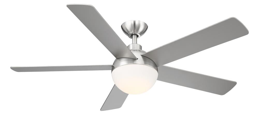 eigendom binnen bespotten EGLO Tulum 52-in Brushed Nickel LED Indoor Ceiling Fan with Light and  Remote (5-Blade) in the Ceiling Fans department at Lowes.com