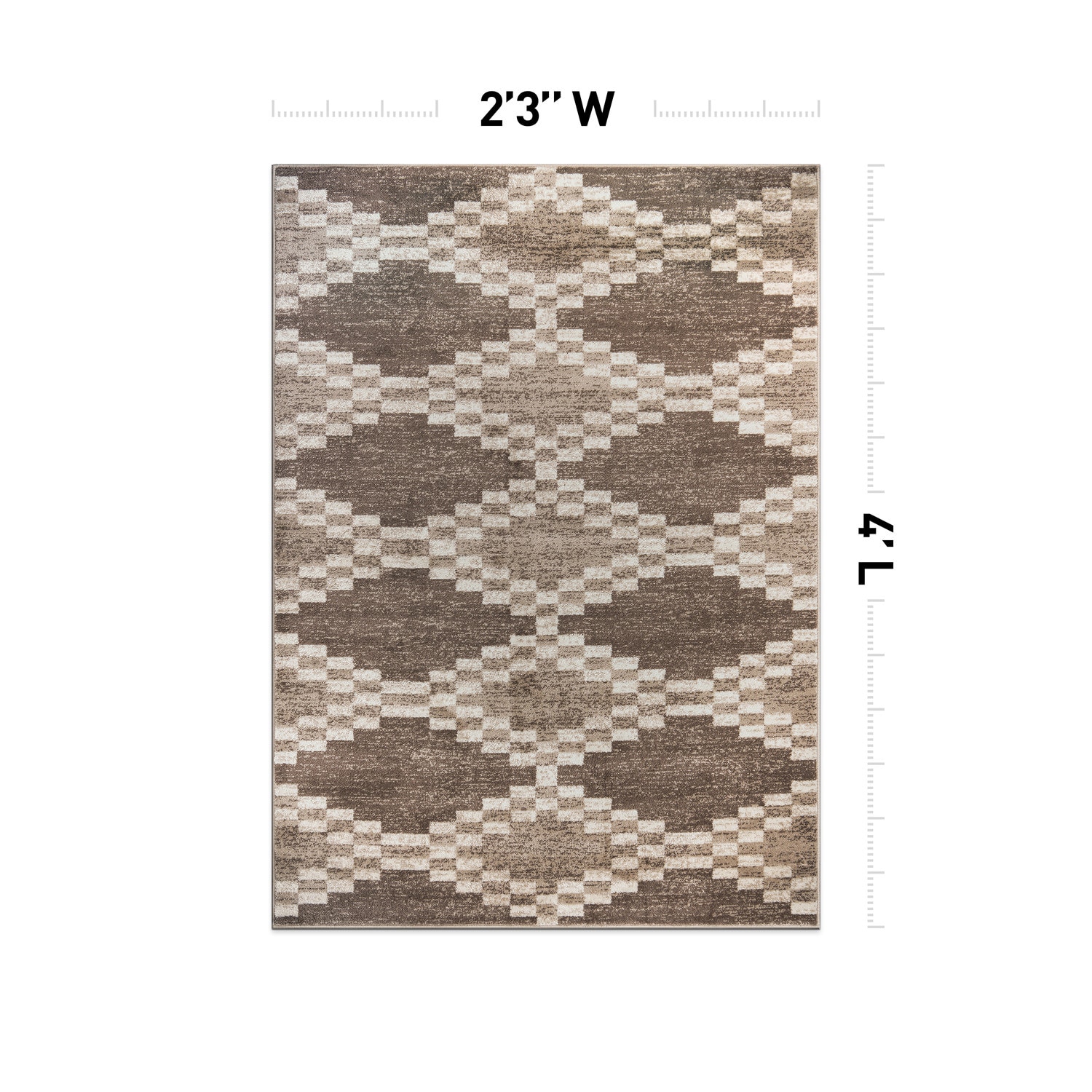 World Rug Gallery WR92BEIGE2X4 rugs - View #2