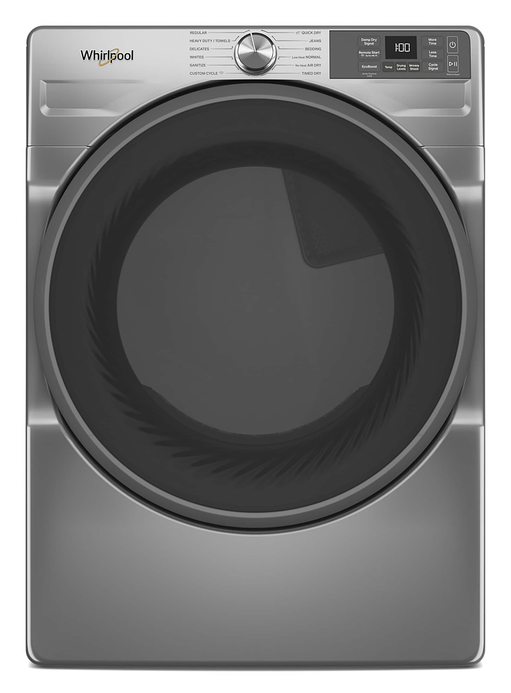 Whirlpool WGD5720RR 7.4-cu ft Stackable Vented Gas Dryer ( Radiant Silver )