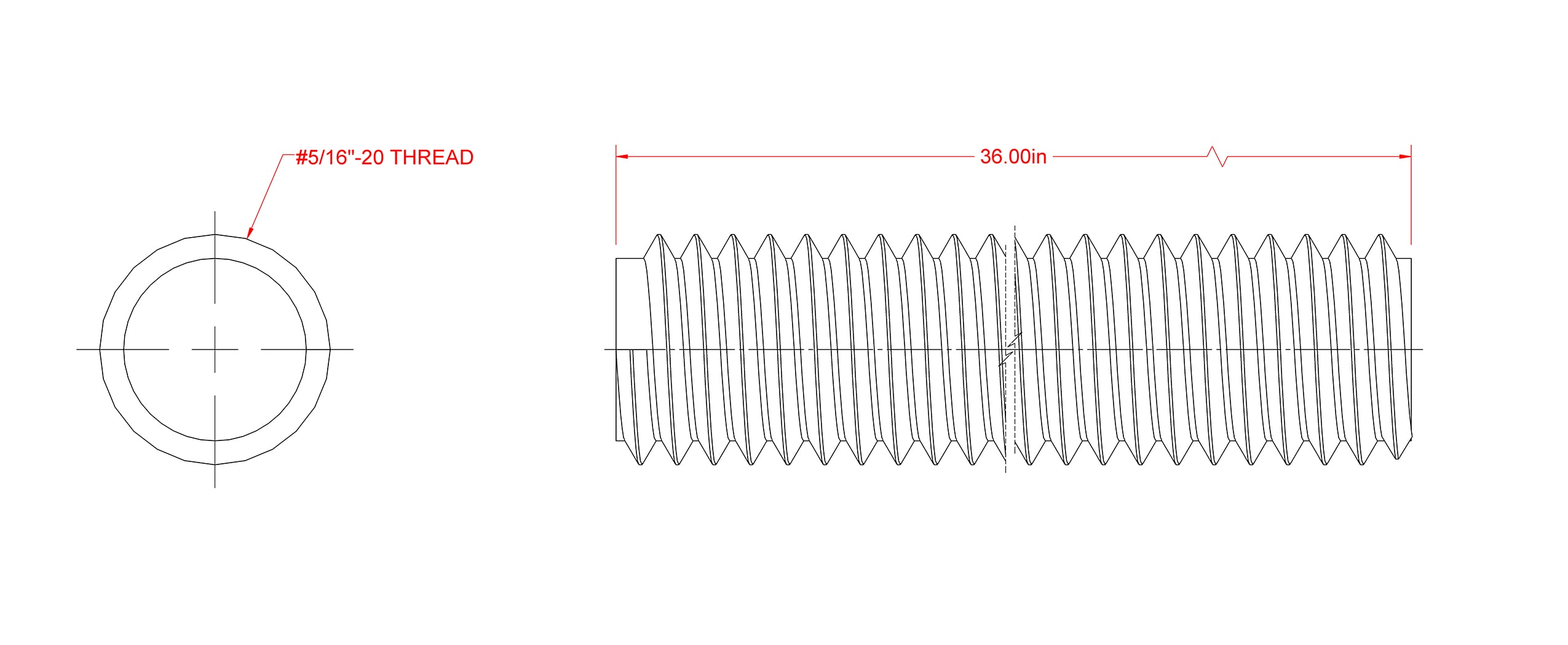 Hillman 11014 Threaded-Rod - View #2