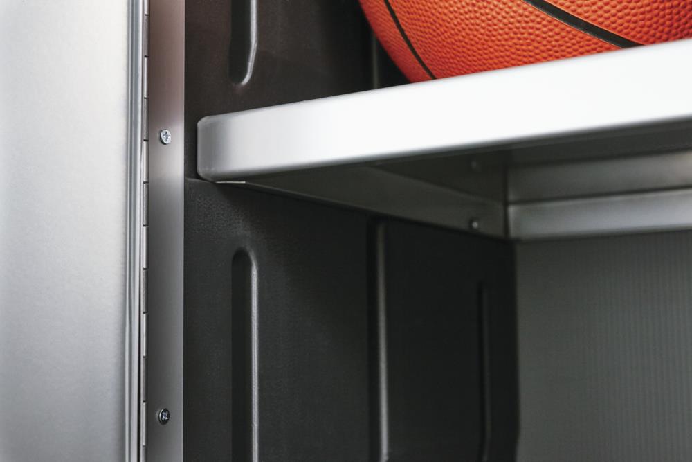 Rubbermaid FastTrack Garage 14-in Gray Steel Locker Shelf at Lowes.com