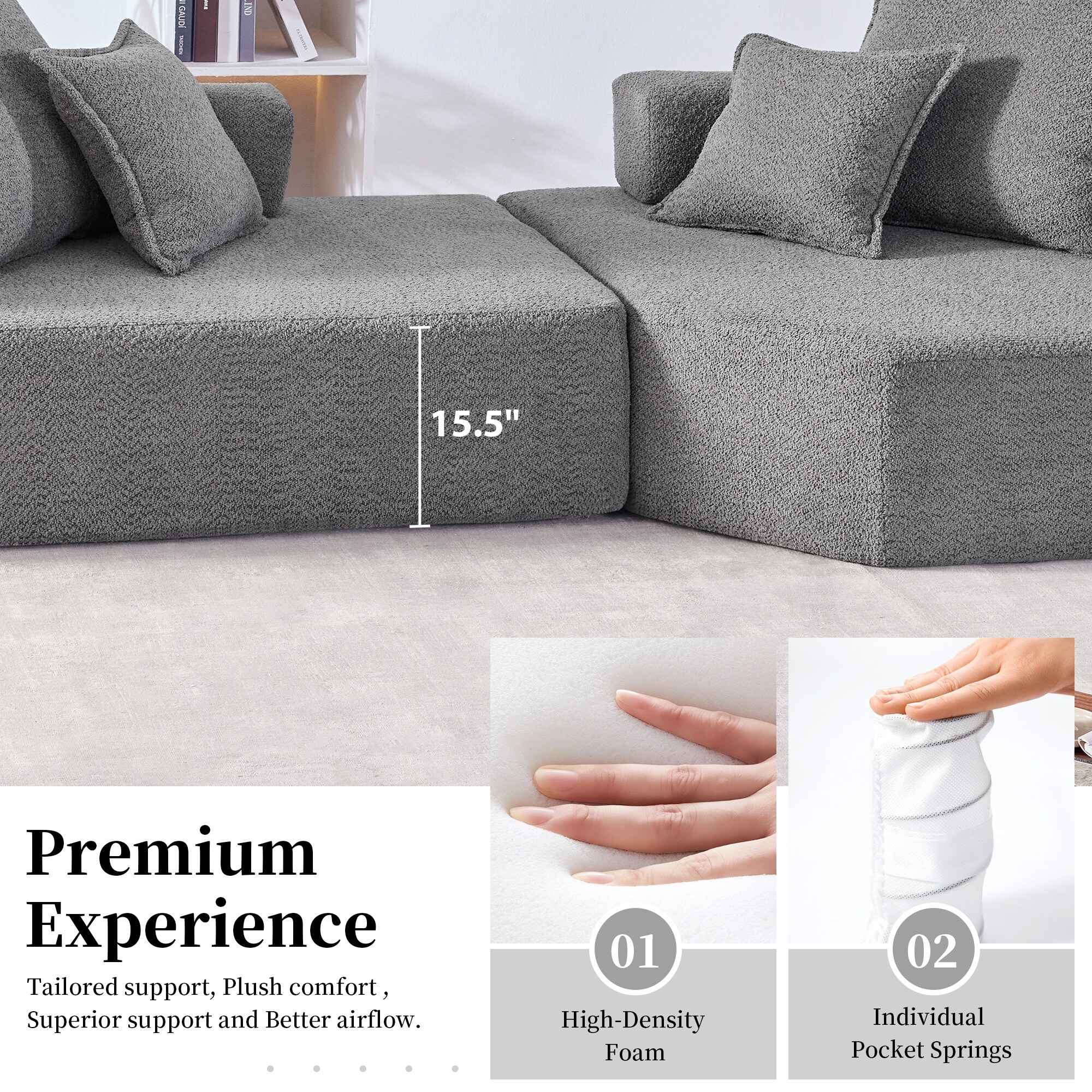 ModernLuxe N723S0294E Sofas-Loveseats - View #5