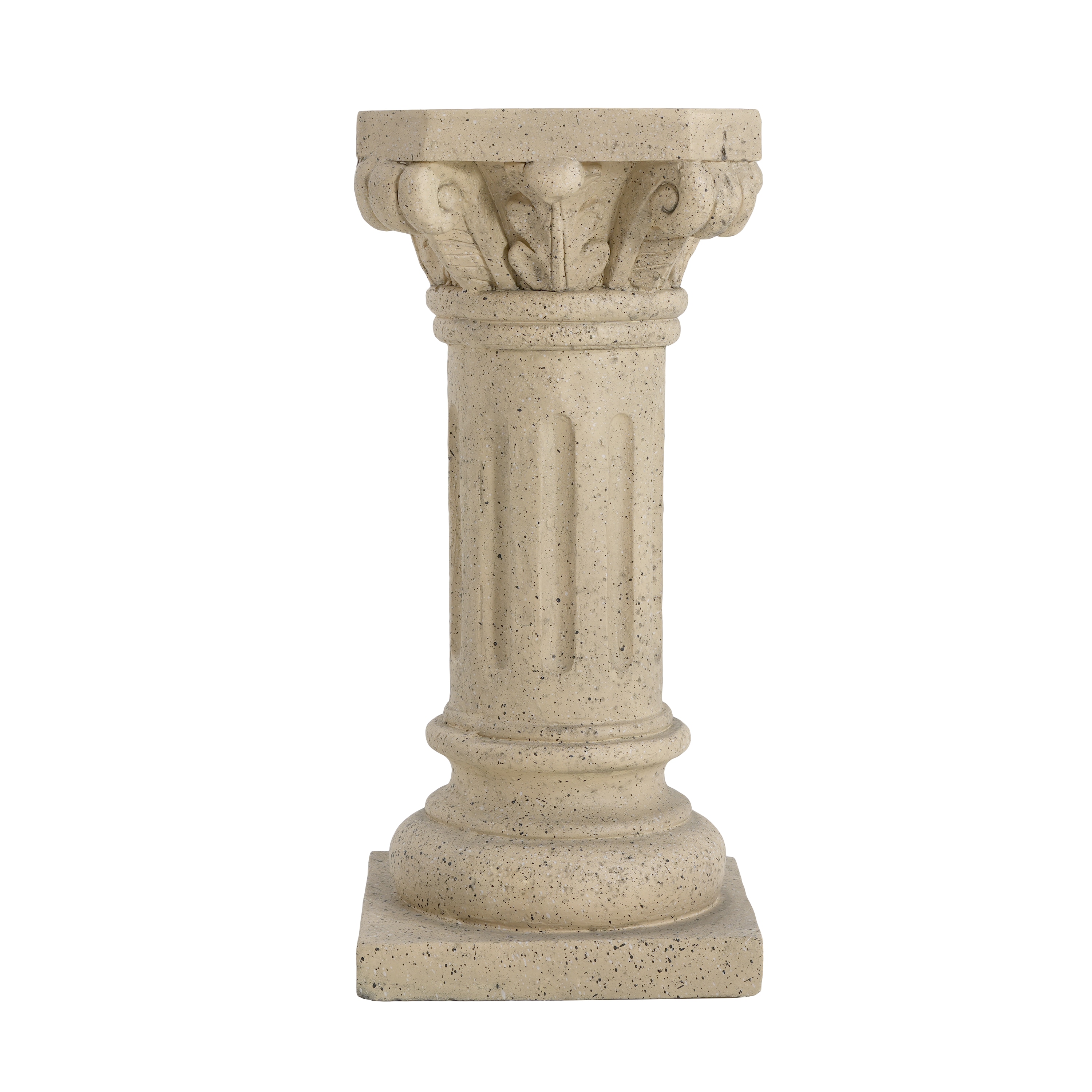 Christopher Knight Home 329427 Alden Elegant and Durable Pedestal Column Plant Stand for Indoor and Outdoor Display