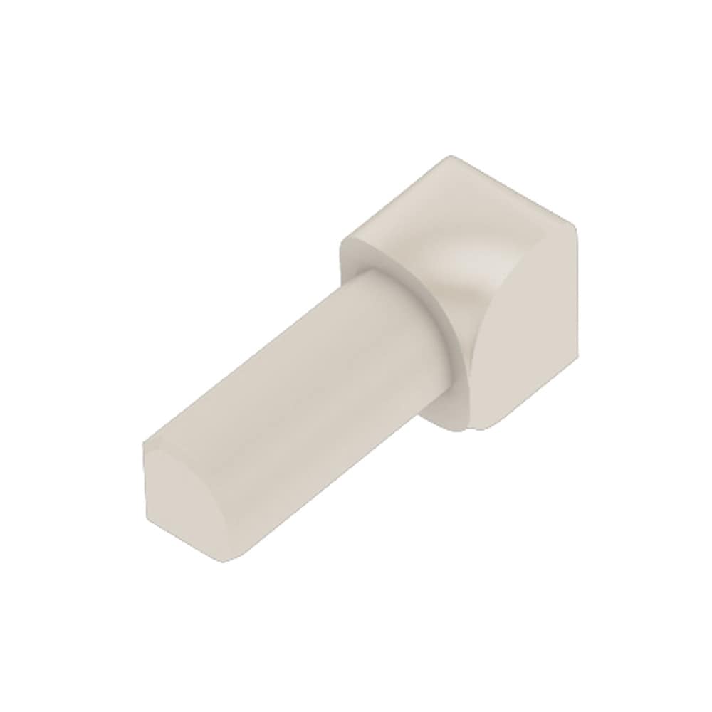 Schluter Systems I/PRO110SP Rondec 0.438-in W x 1.0-in L Sand pebble PVC Inside corner Tile Edge Trim