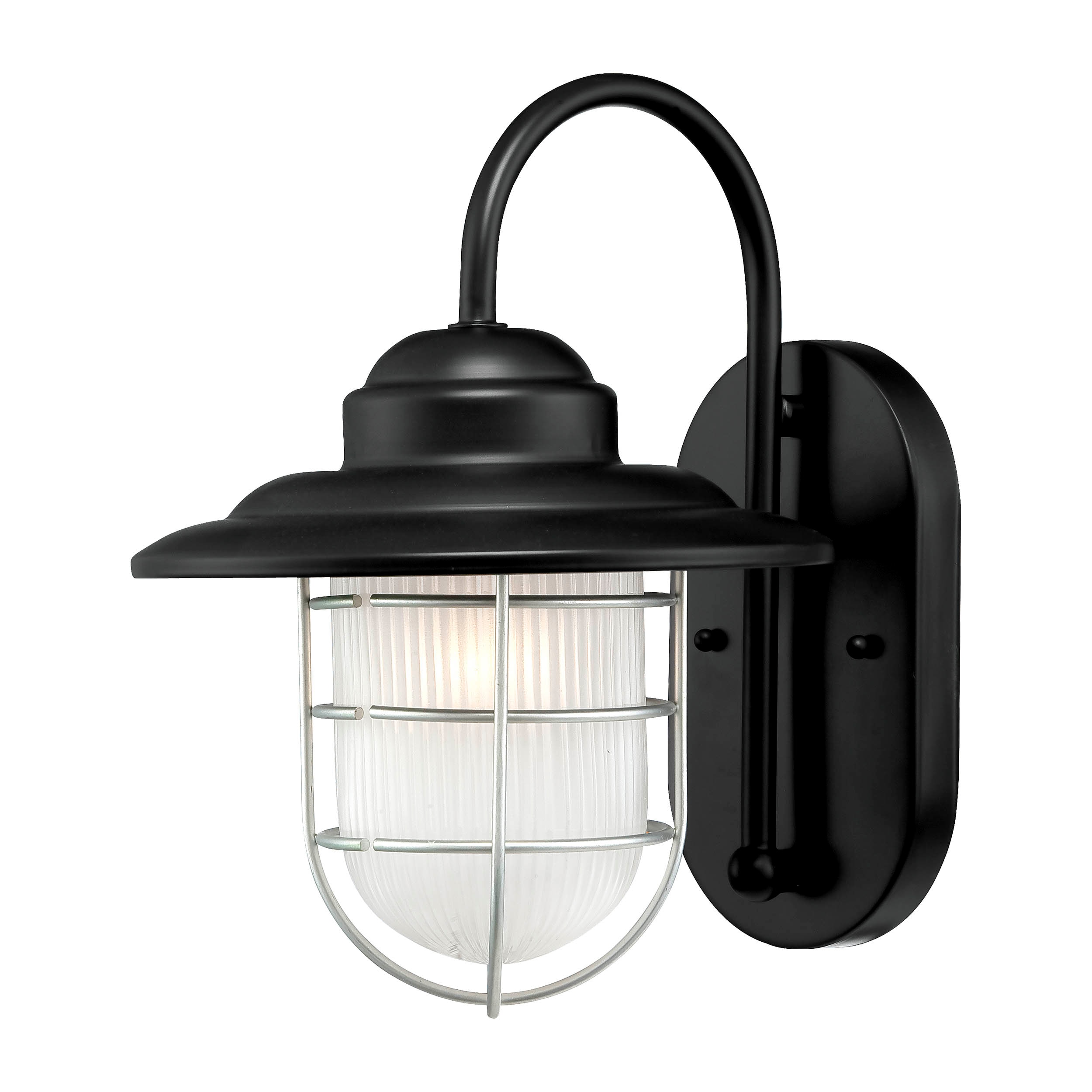 Millennium Lighting 5390-SB R Series 1 -Light 11.5-in H Satin Black Hardwired Outdoor Wall Light