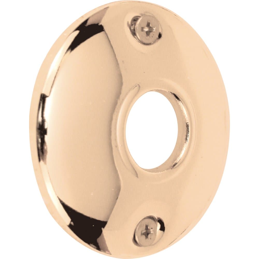 Prime-Line E 2282 2-1/4 In. Bright Brass Plated Rosettes (2 pack) #E2282-A4E3-3F94