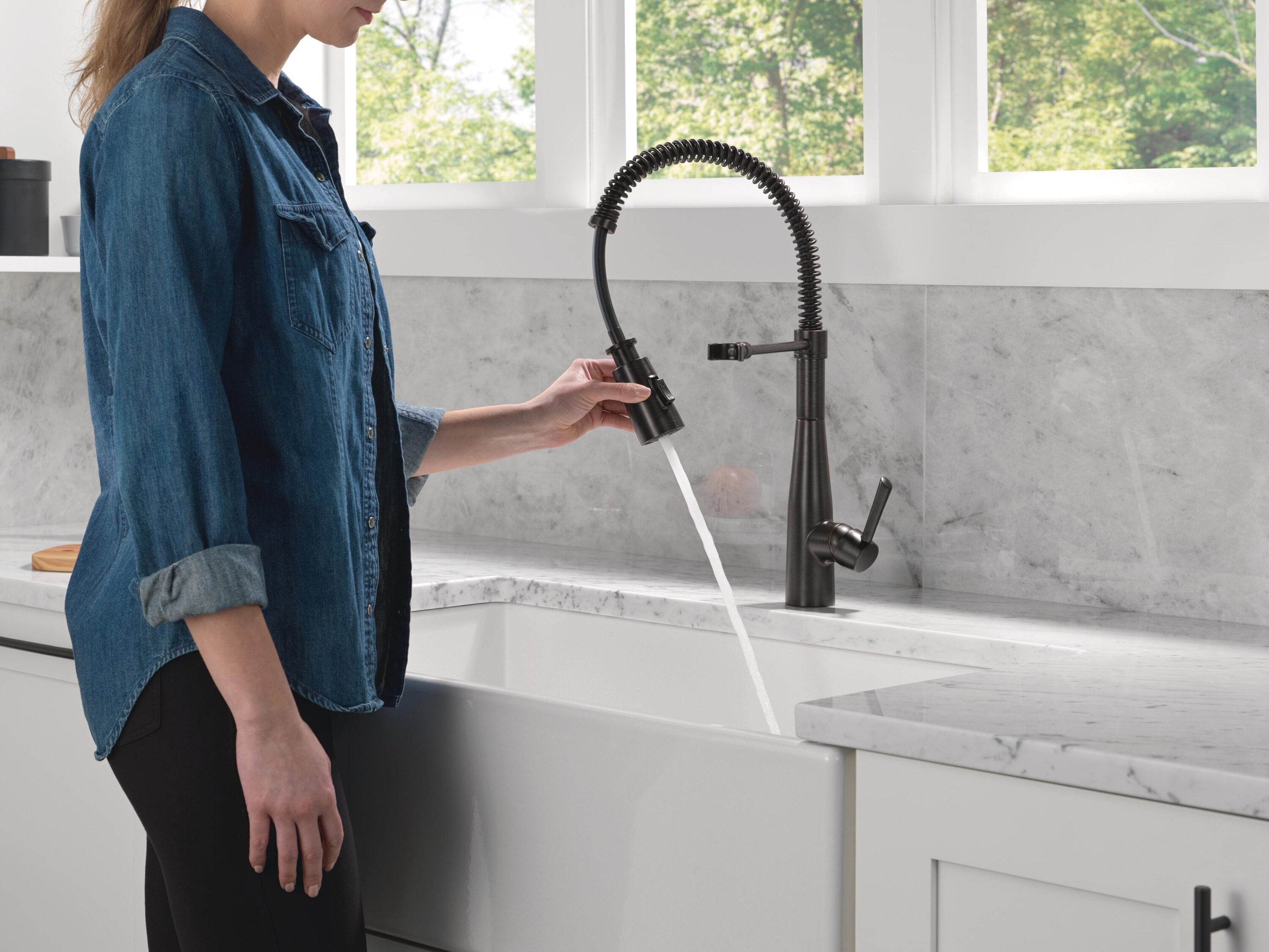 Delta 9613-RB-DST Kitchen-Faucets - View #2