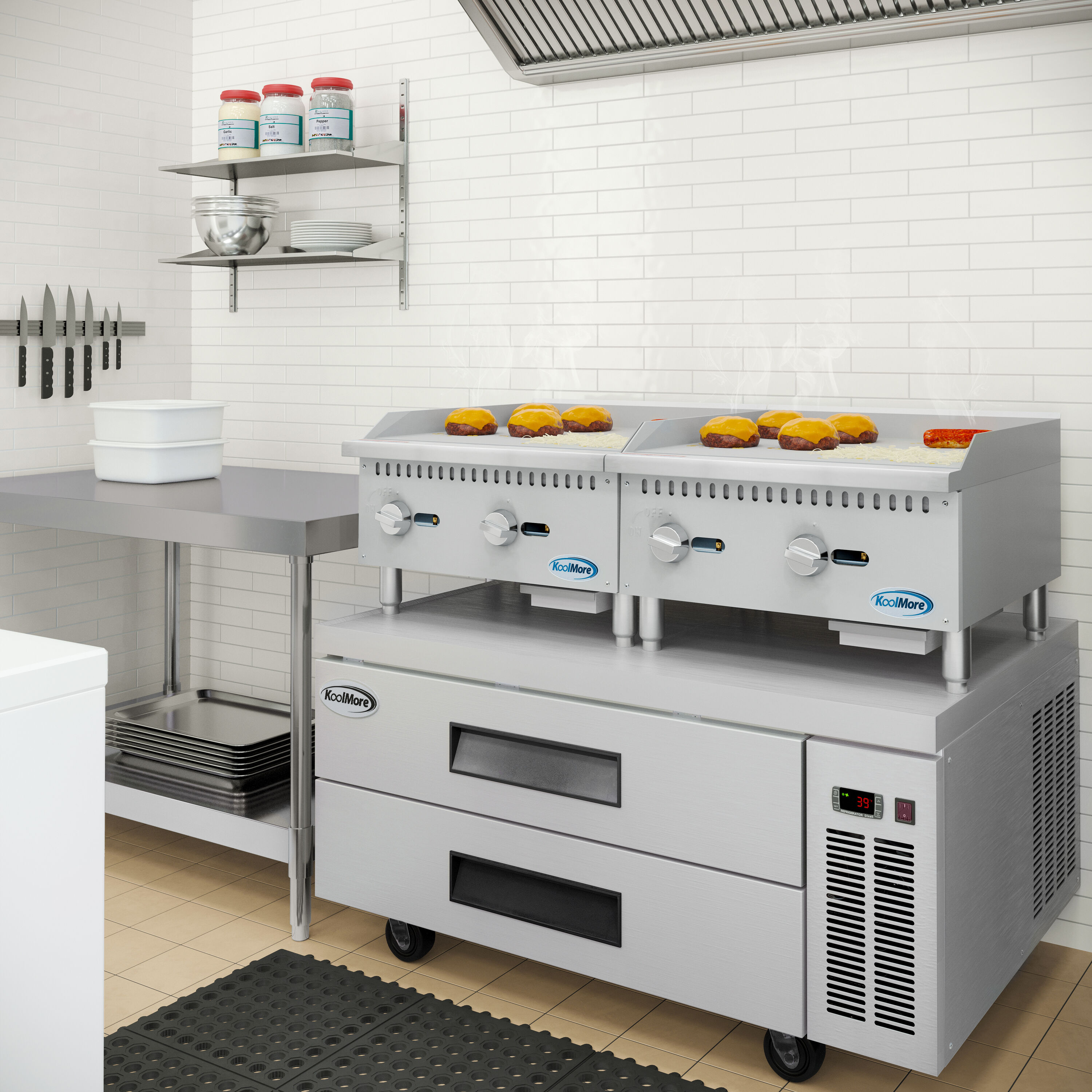 KoolMore LOW-KM-BR-482D Commercial-Refrigerators - View #3