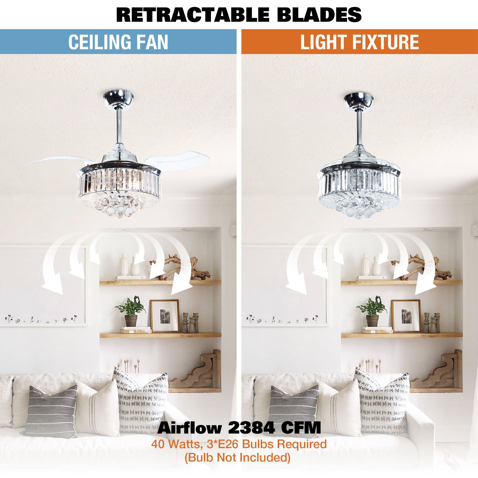 Parrot Uncle F3507A110V Ceiling-Fans - View #5