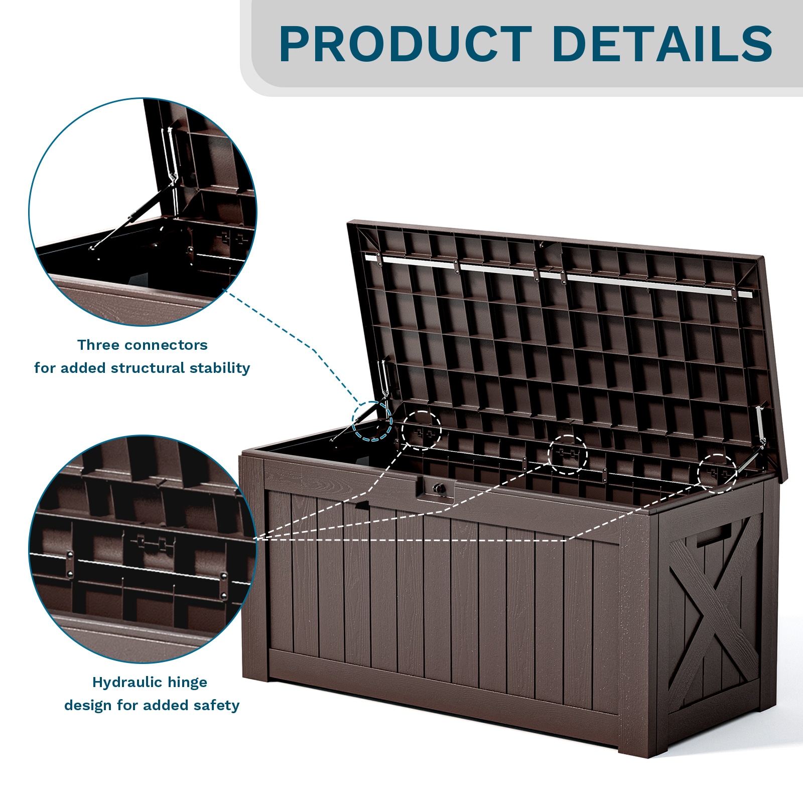 Patiowell WES-PSB24-0432A-8 Deck-Boxes - View #8