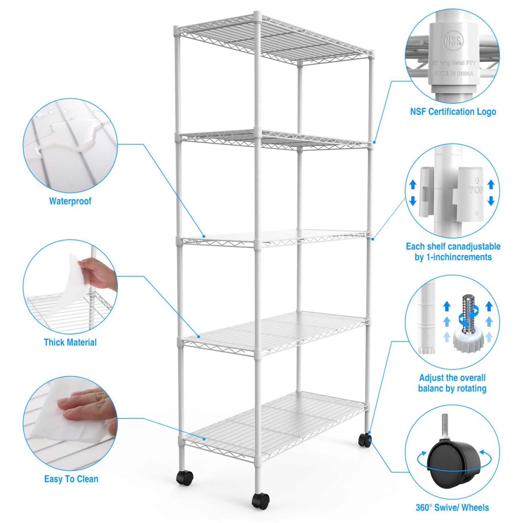 Siavonce FZ65925 Free-Standing-Shelving - View #3