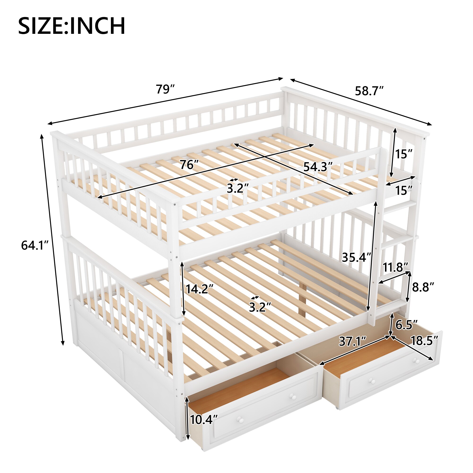 Qualler BWM000241K Bunk-Beds - View #9