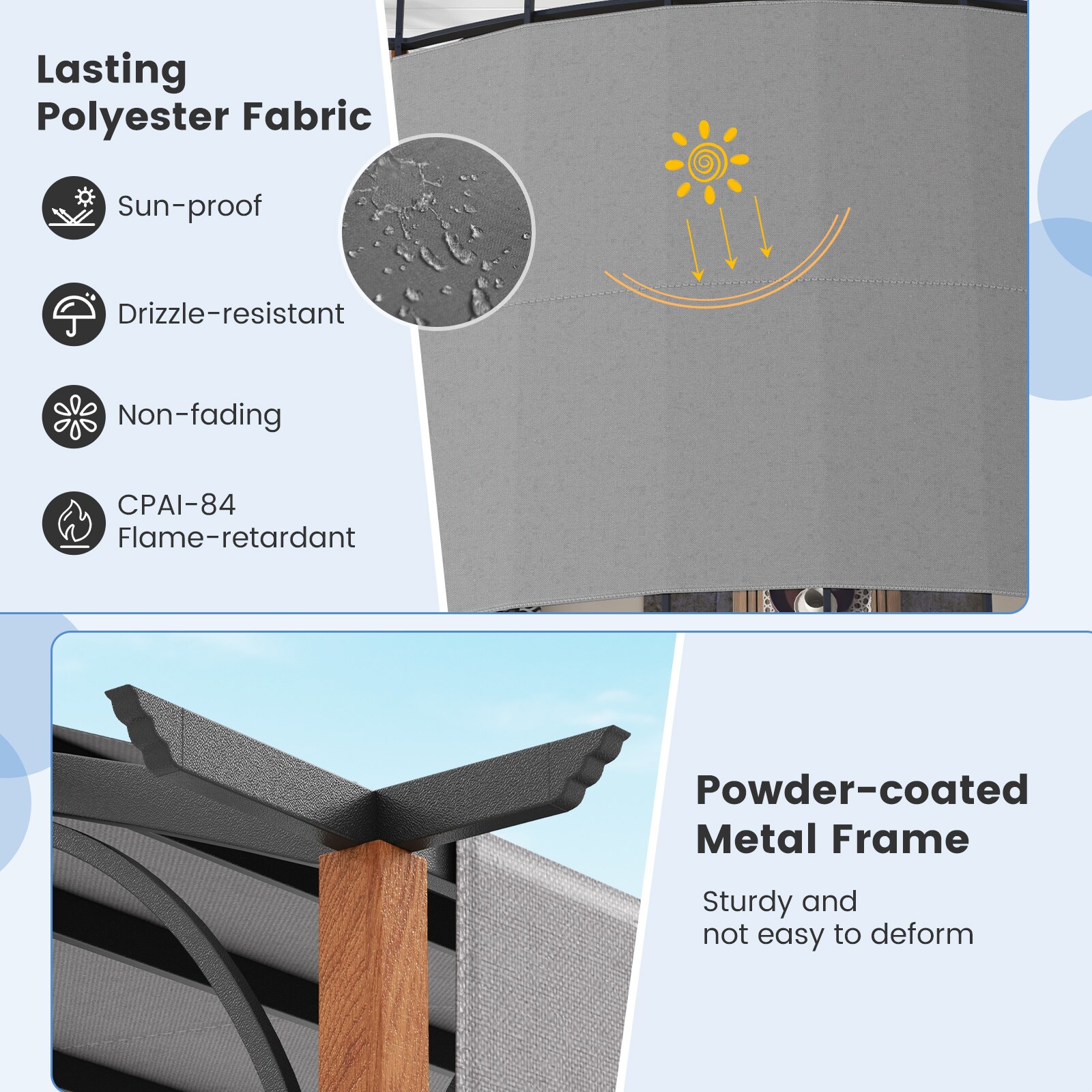 Poinic CWZ11859GR Wood-Resin-Gazebos - View #4