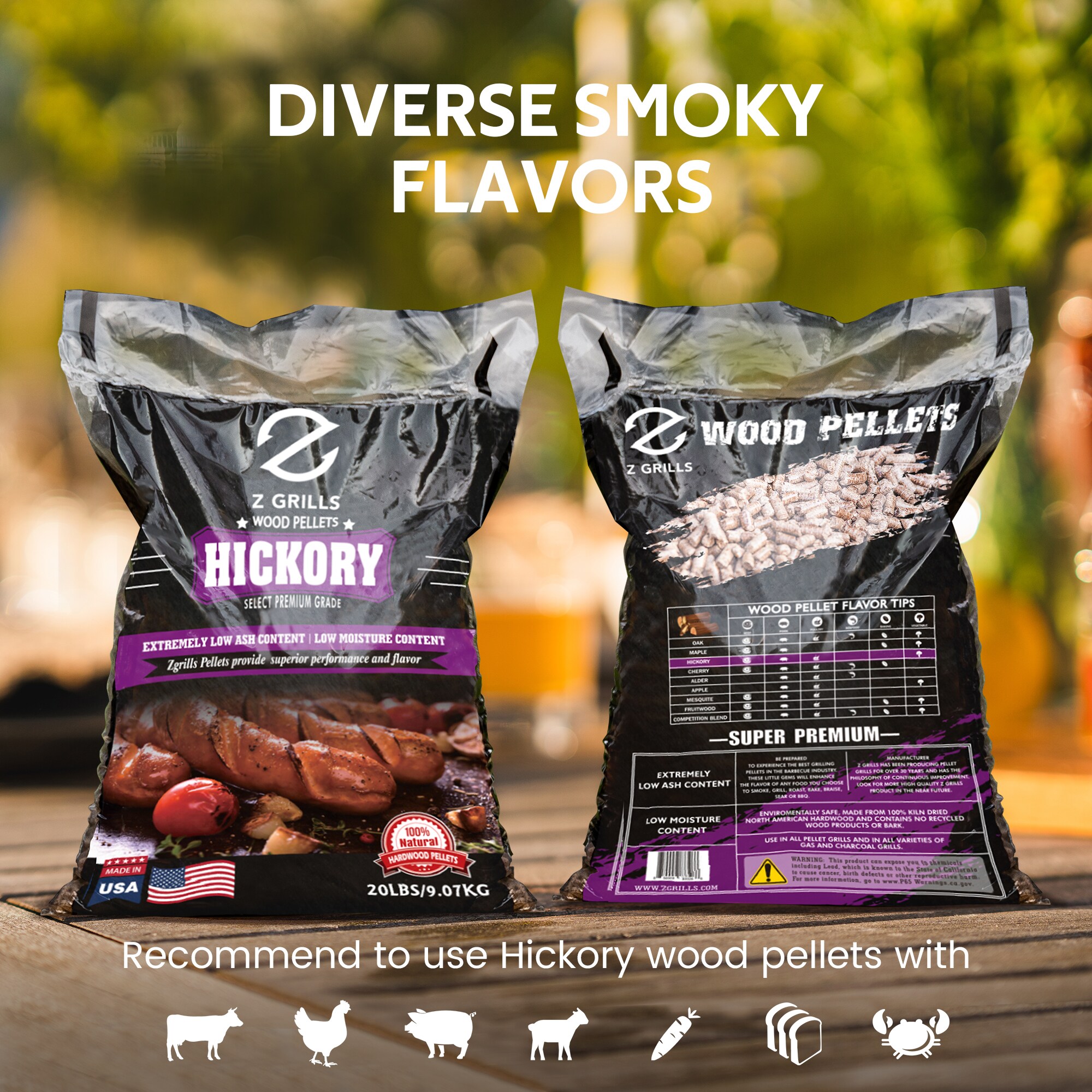 Z GRILLS WP-HICKORY-20 Grilling-Pellets - View #3