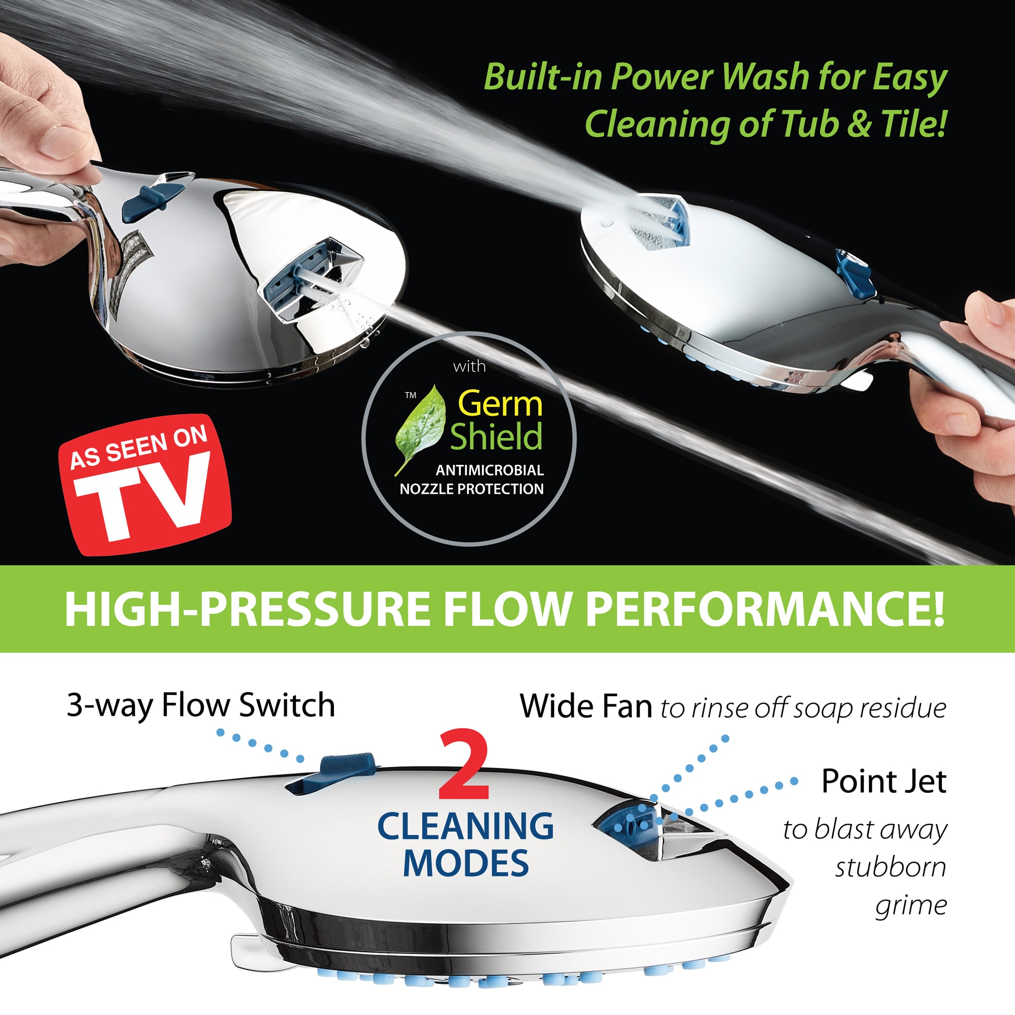 AquaCare 1739CHFF Fixed-Showerhead - View #5