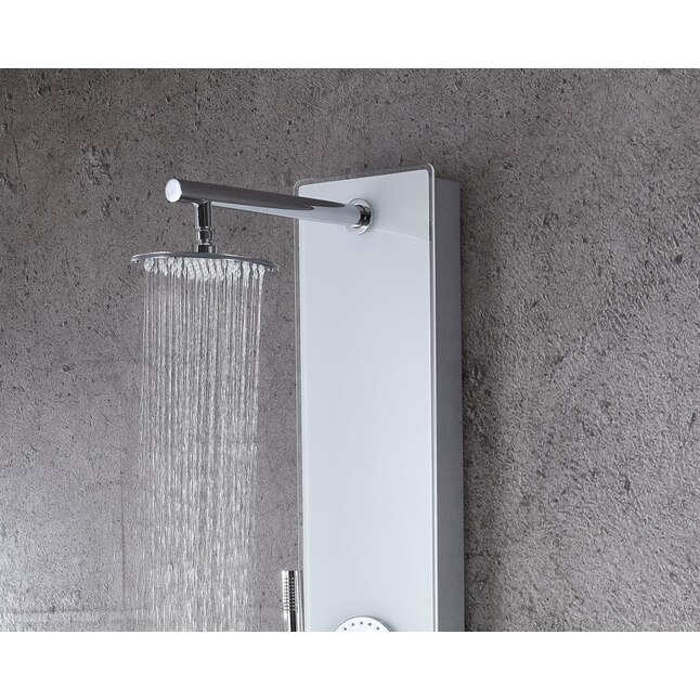 ANZZI Lynn White 3-Spray Shower Panel System (Valve Included) ANZZI Lynn White 3-Spray Shower Panel System (Valve Included)