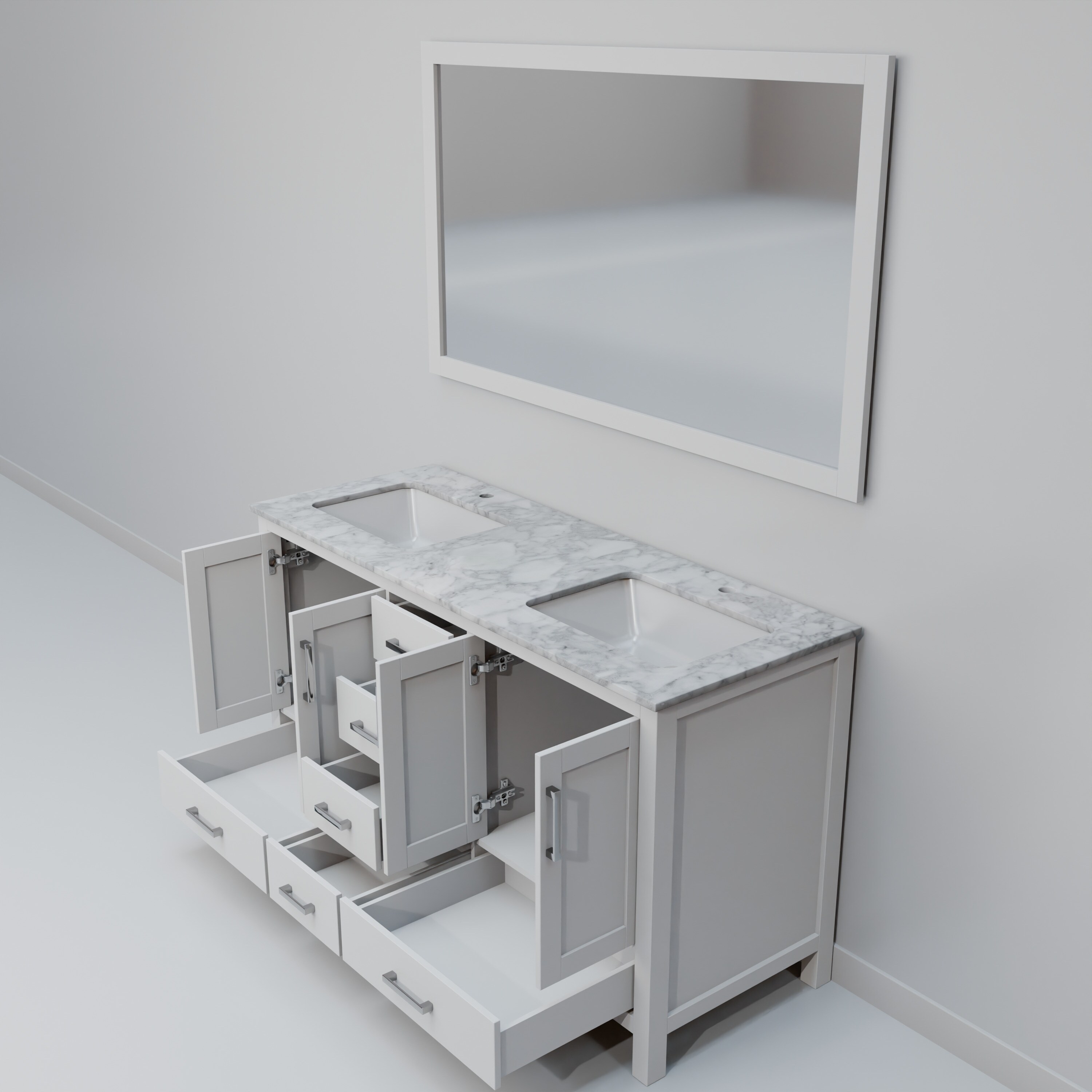 Lexora LJ342260DADSM58 Bath-Vanity-Combo - View #6