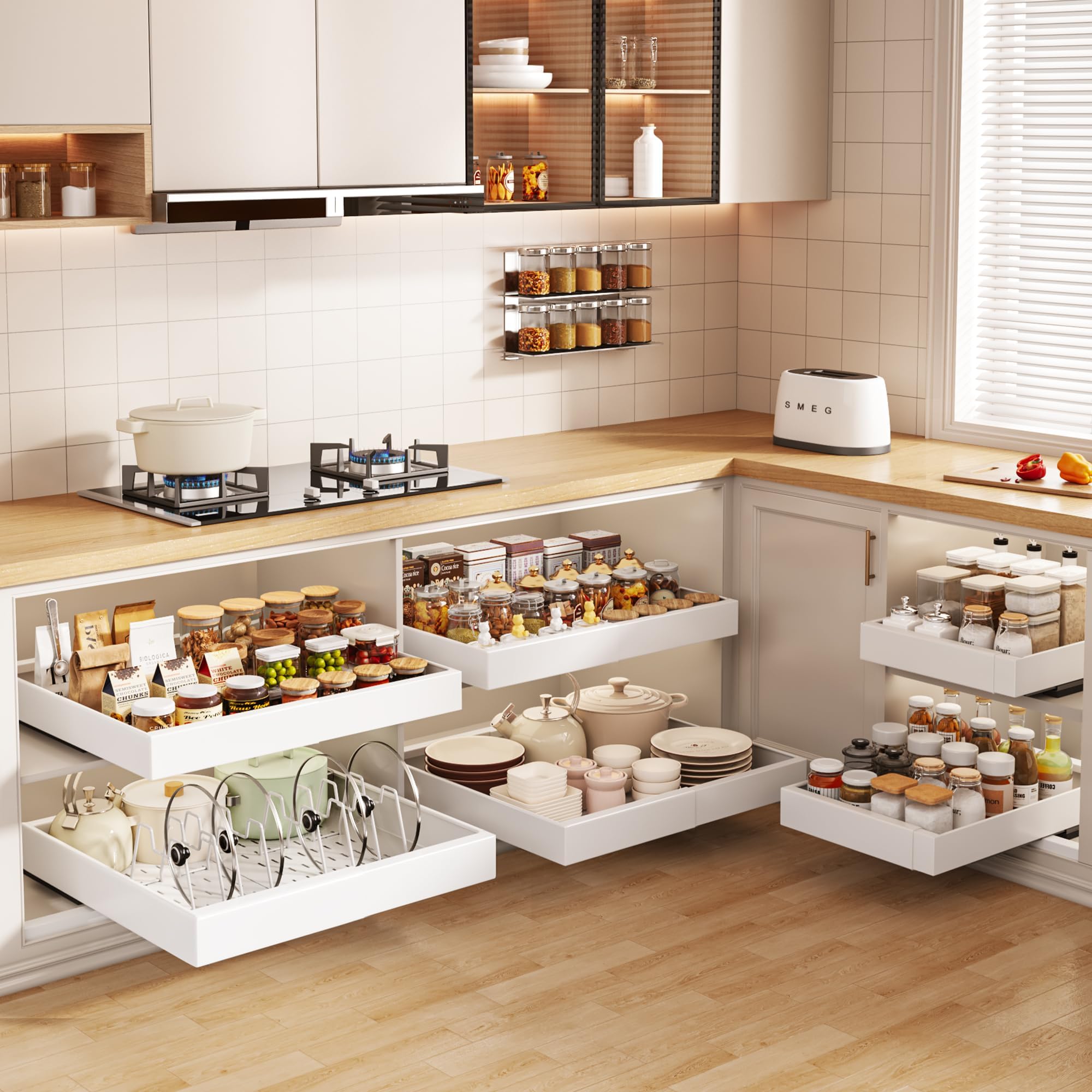 Afoxsos LAF0228C02 Pull-Out-Cabinet-Baskets - View #7