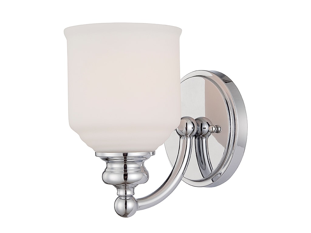 Savoy House Essentials 9-6836-1-11 Melrose 5-in W 1 -Light Polished Chrome Wall Sconce