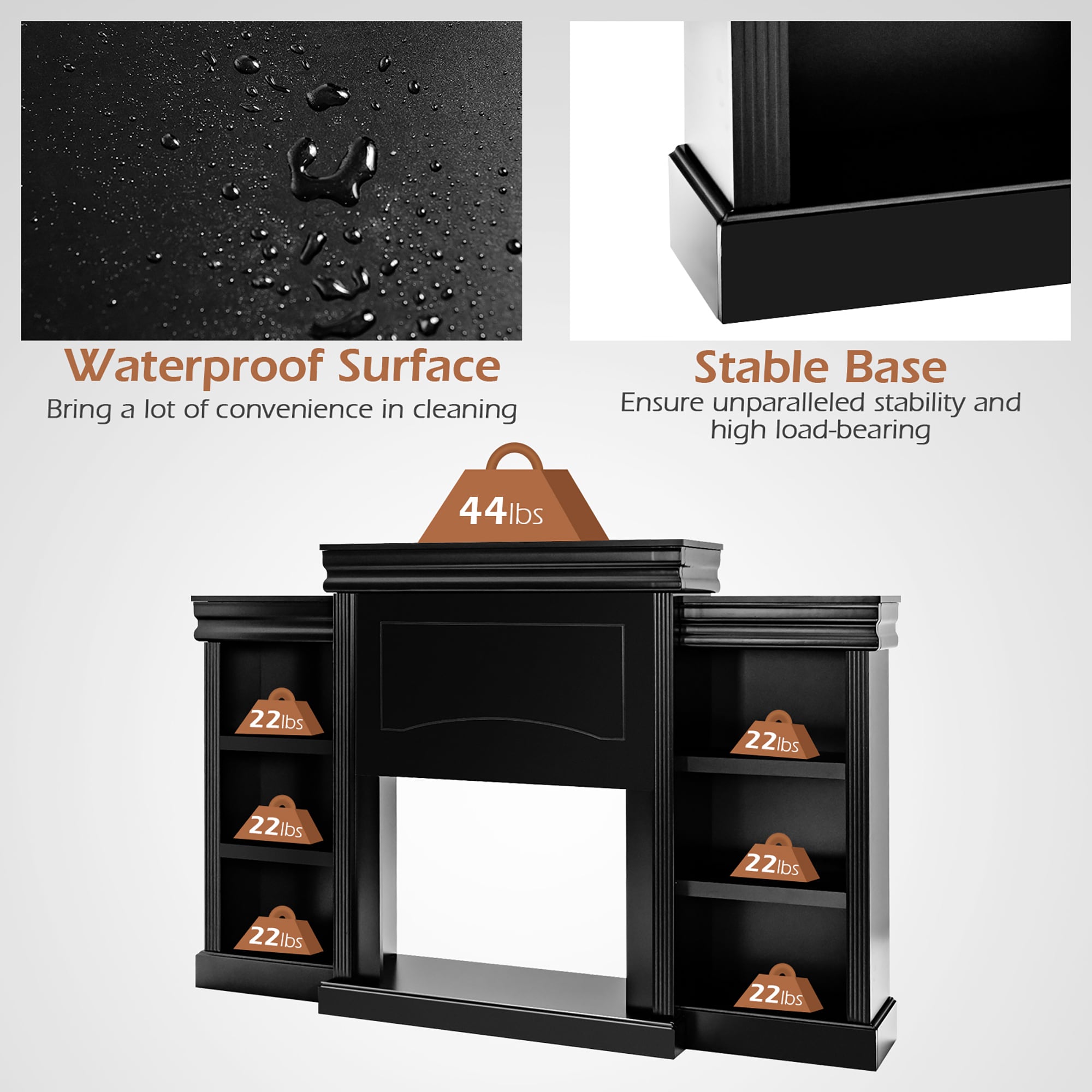 Costway SXL00058 Tv-Stands - View #6
