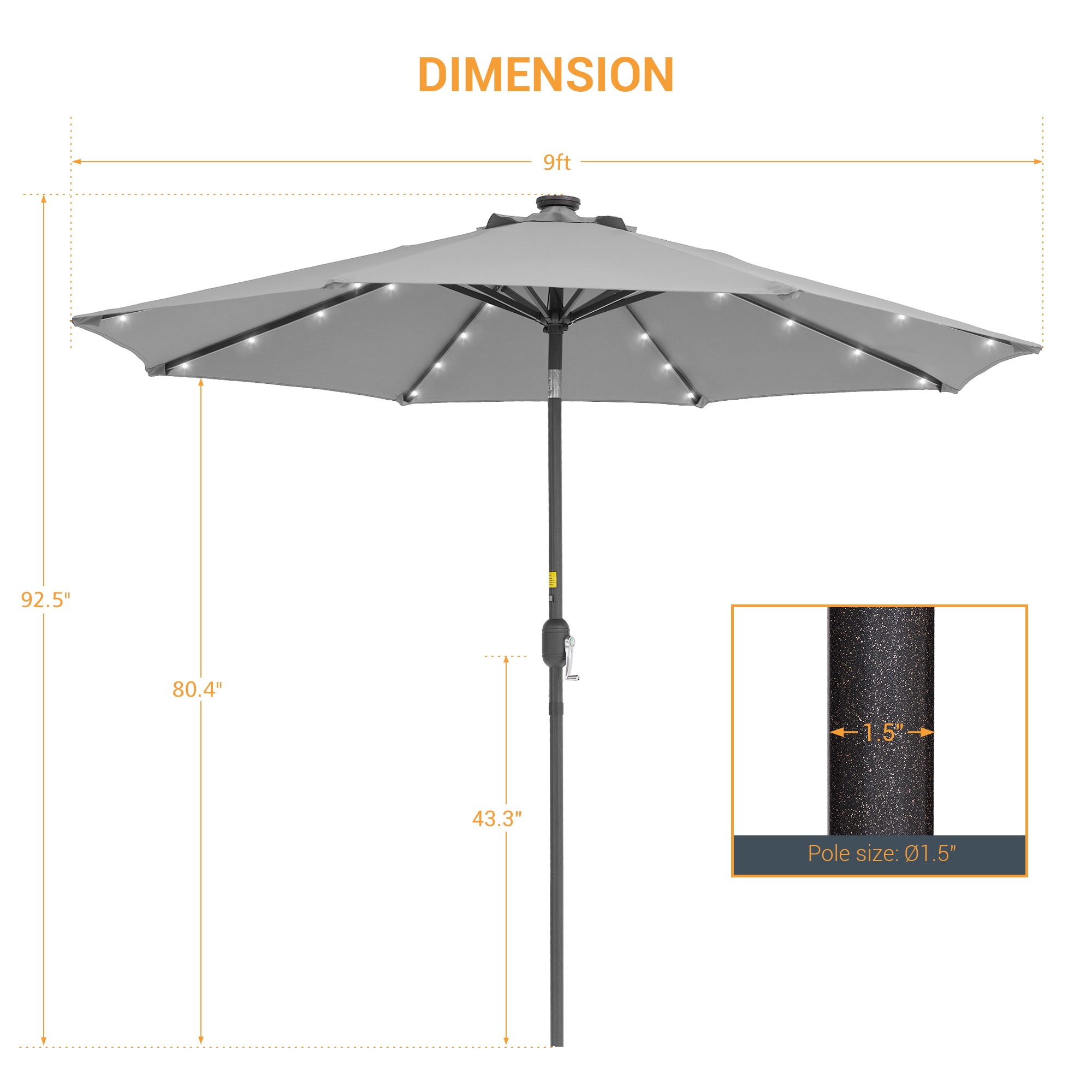 ACEGOSES LW-09G-LED Umbrellas-2 - View #9