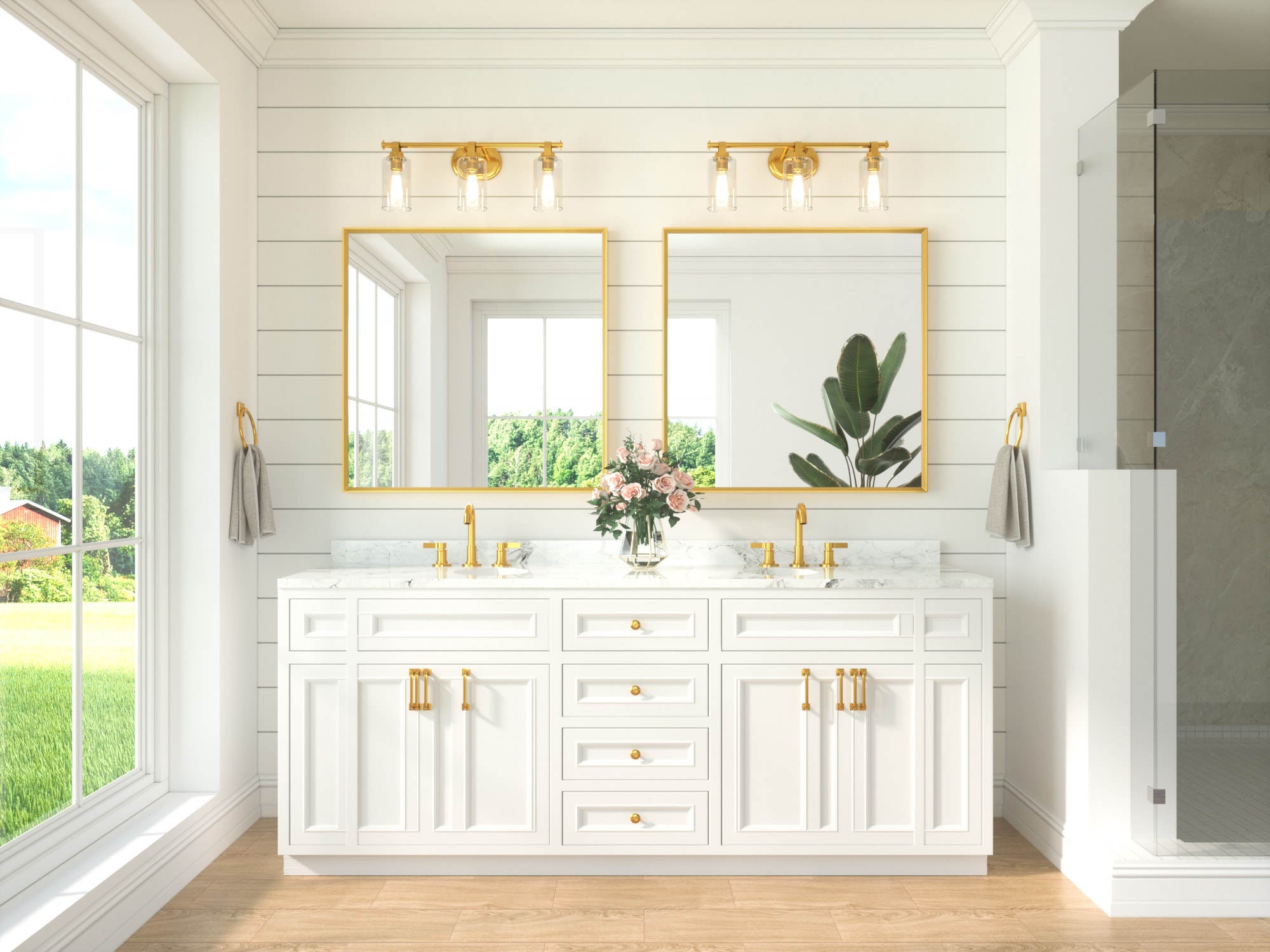 TETOTE LSC-TE-3636SG-B53 Framed-Bath-Mirrors - View #2