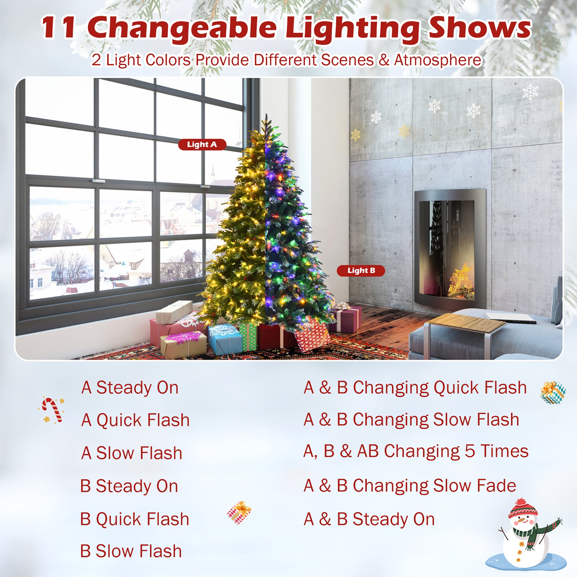 Costway CM23601US Artificial-Christmas-Trees - View #4