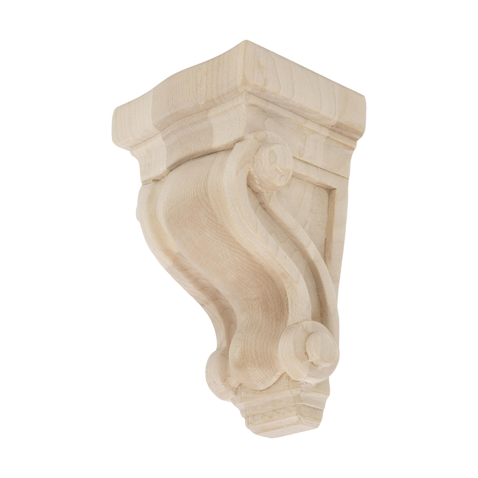 Architectural Products by Outwater 3P5.13.00180 2.875-in x 2.625-in x 4.75-in Plain Finished Maple Multiple colors/finishes Wood Paintable/Stainable Corbel