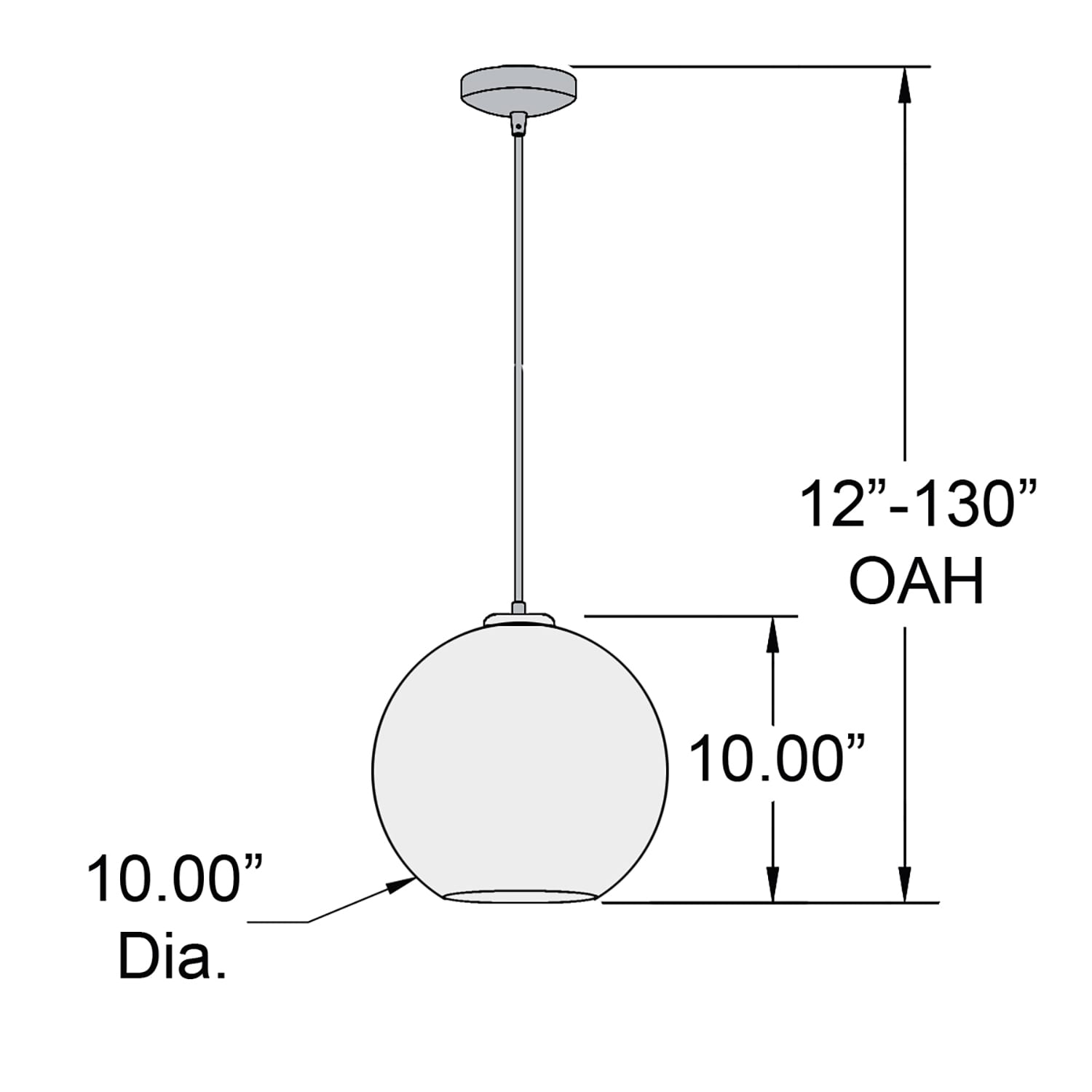 Brushed Copper 11.75" LED Pendant Light