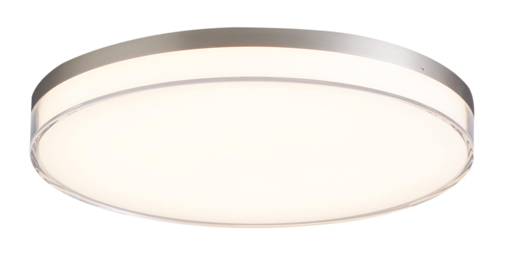 Minka Lavery 769-2-84-L Vantage 1 -Light 13-in Brushed Nickel Indoor/Outdoor Integrated LED Flush Mount Light