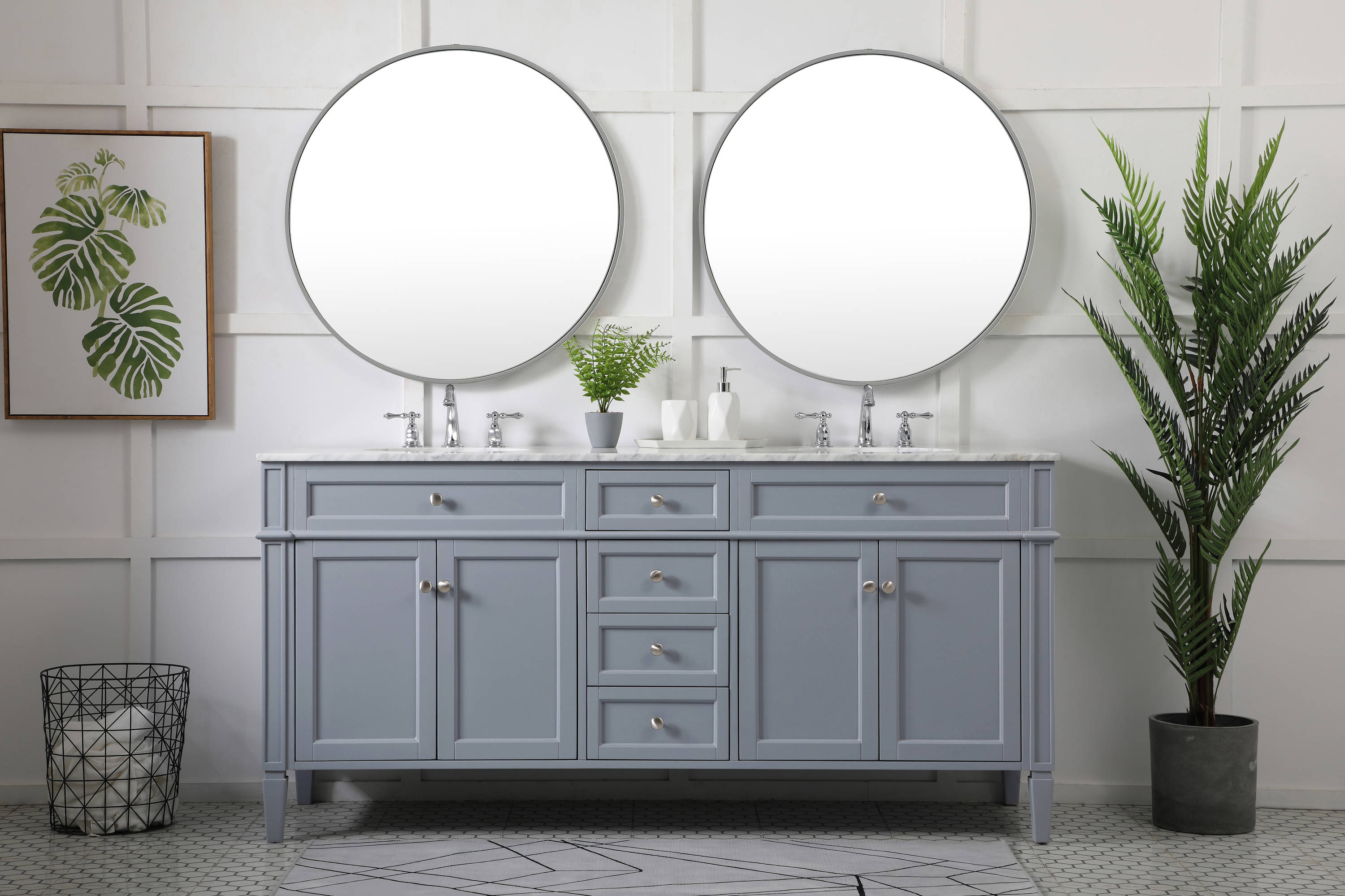 Elegant Decor HF37716DGR Bath-Vanity-Combo - View #4