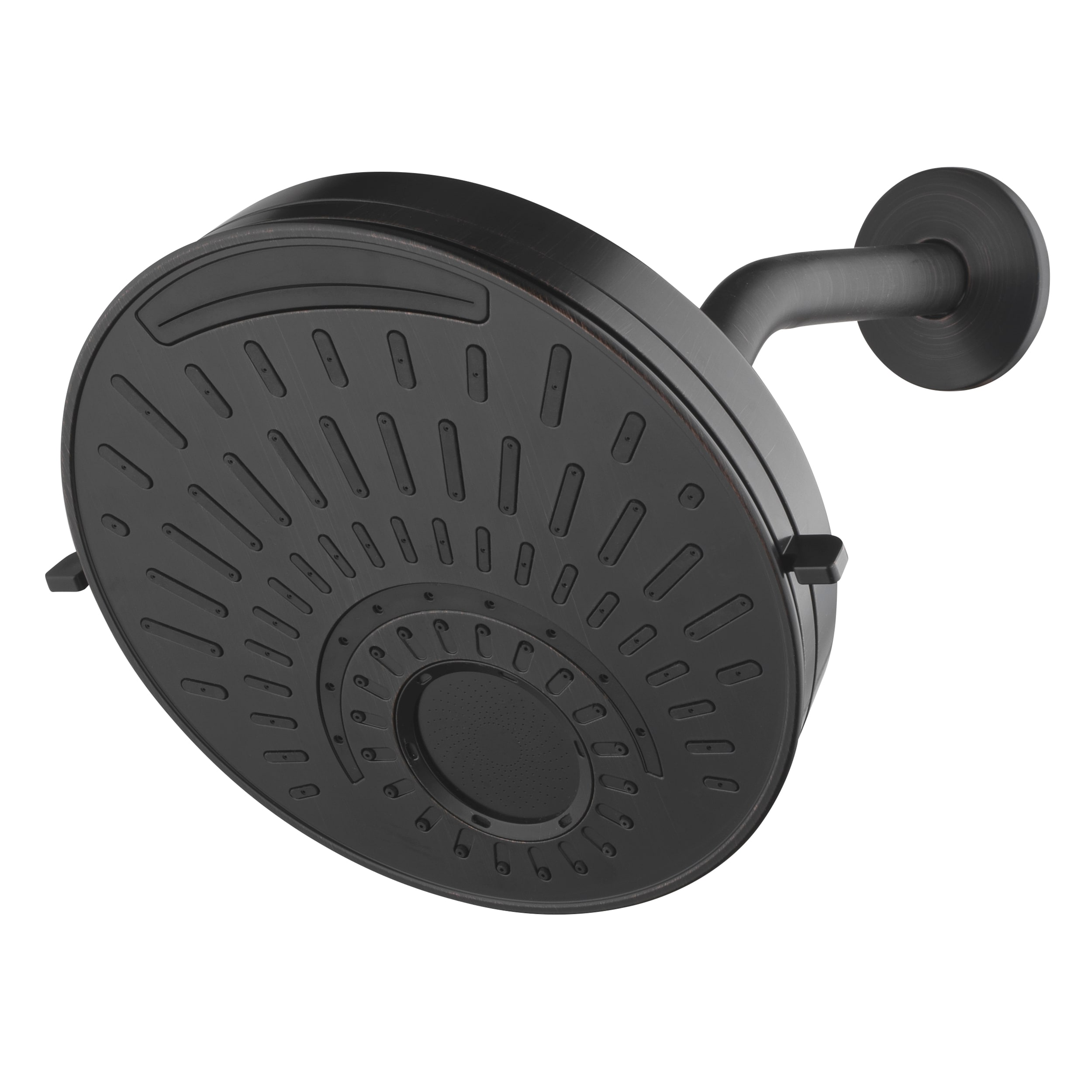 allen + roth 3073-04518-AROB Nottingham 5.0 -Spray Oil-rubbed Bronze 8-in Round Fixed Shower Head 1.8 GPM
