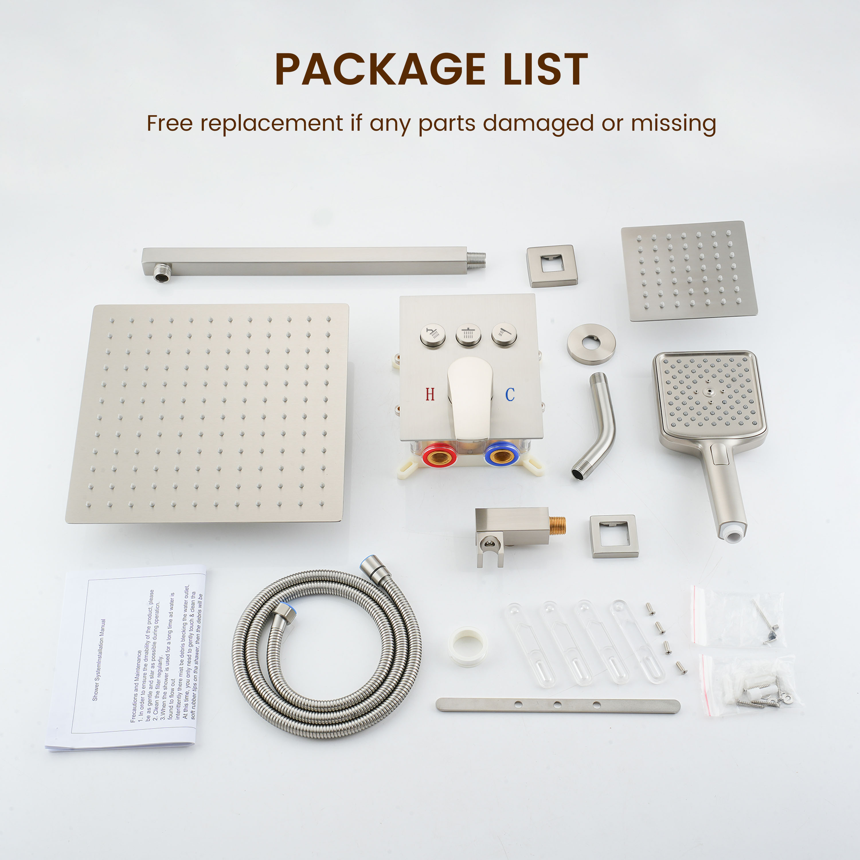 Mondawe OR-6001MB-DG Showerhead-Bar-Panels - View #10