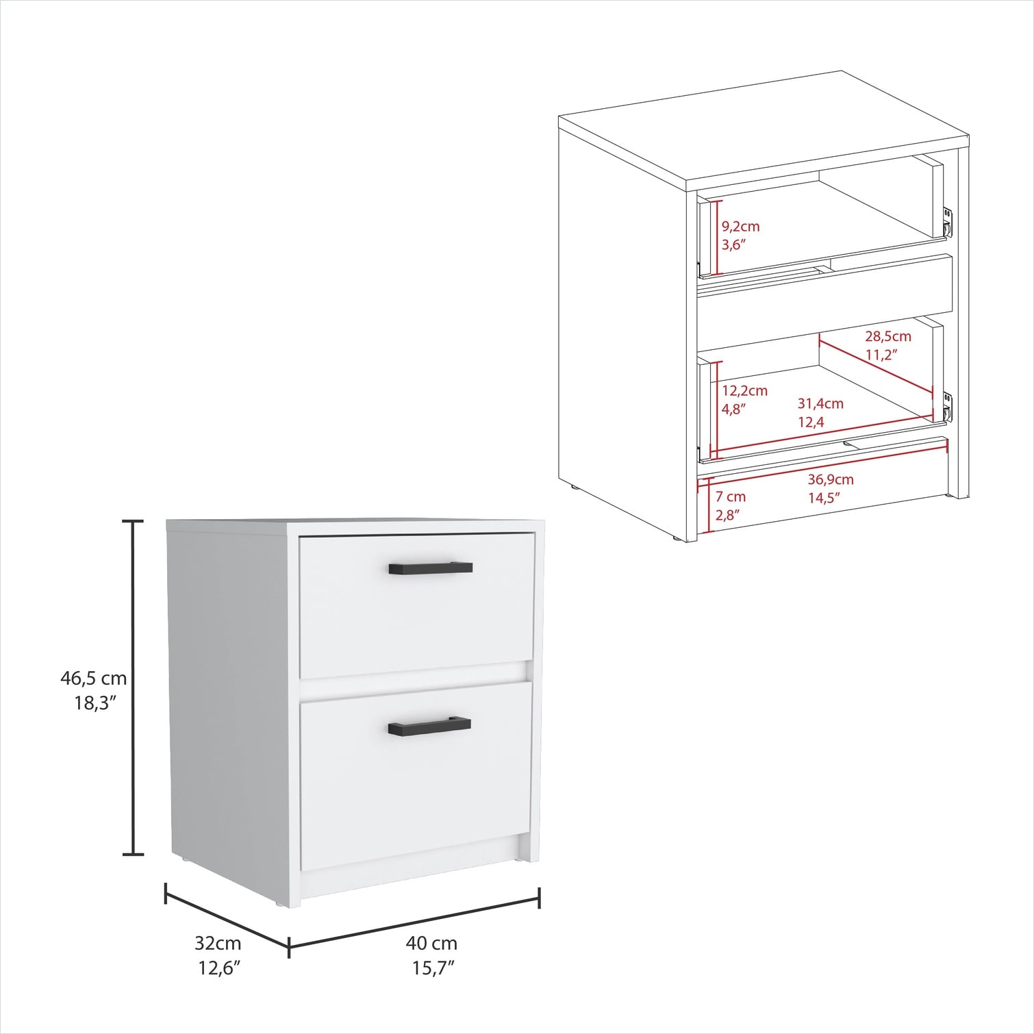 SunJet R2HXRJ7HOVF9 nightstands - View #5