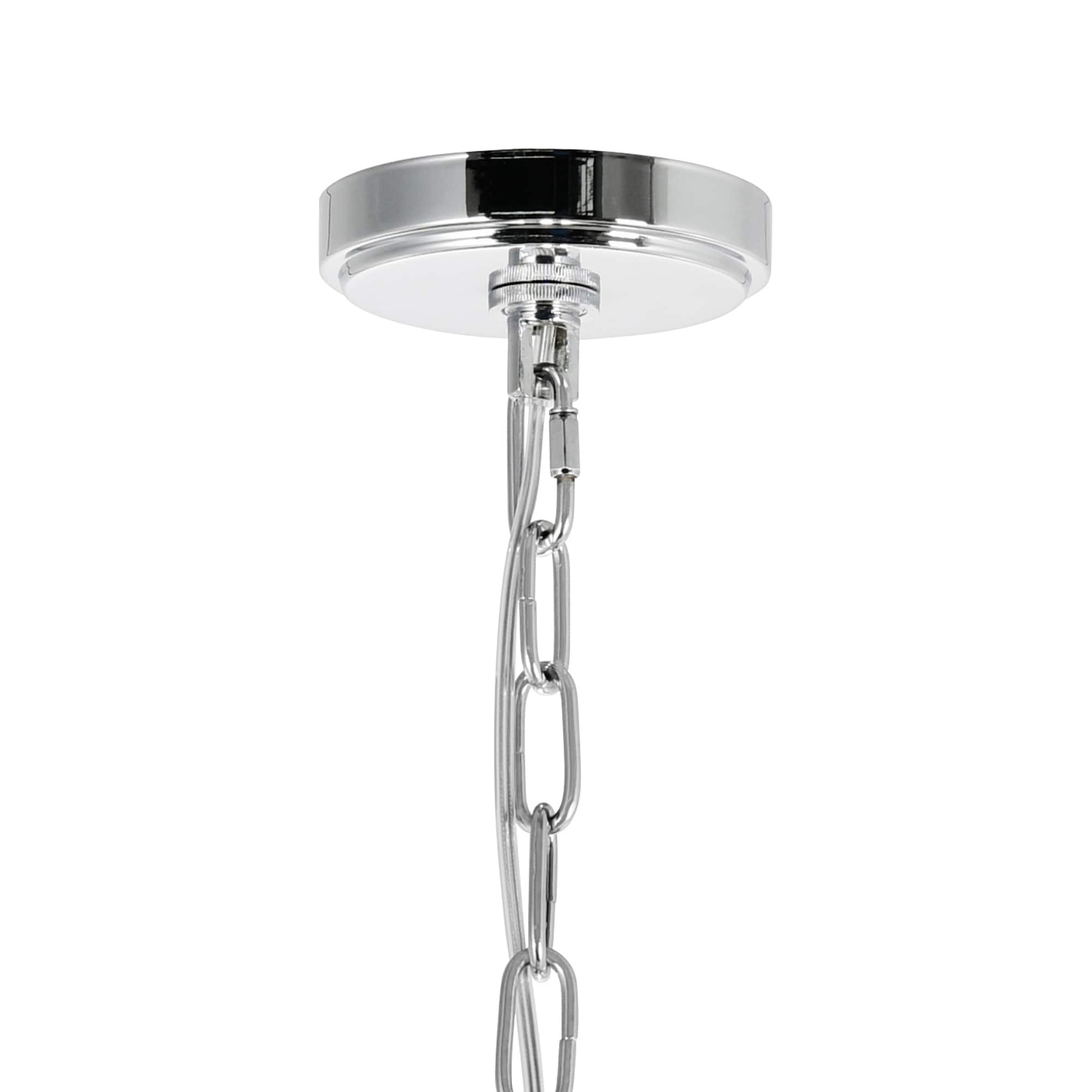 Stefania Chrome Crystal 31" Grand Entryway Chandelier