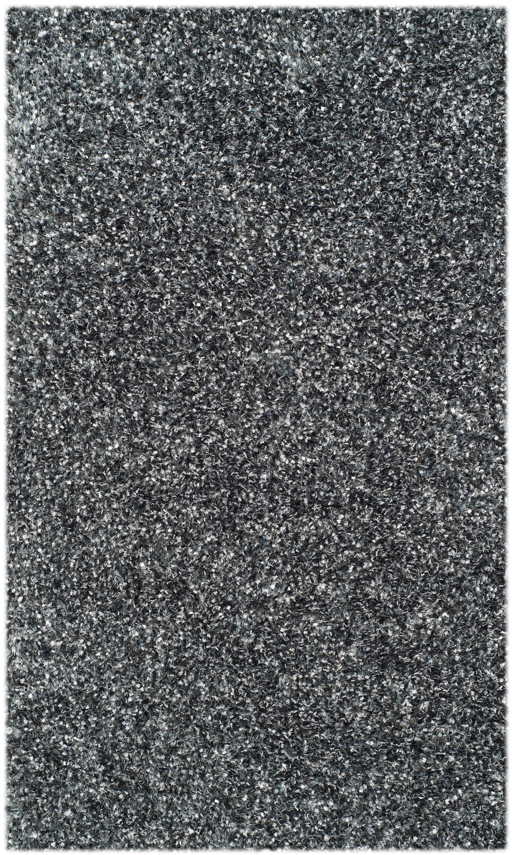 Safavieh MLS431C-24 Malibu Shag 3 x 4 (ft) Tufted Polyester Charcoal Rectangular Indoor Solid Throw rug